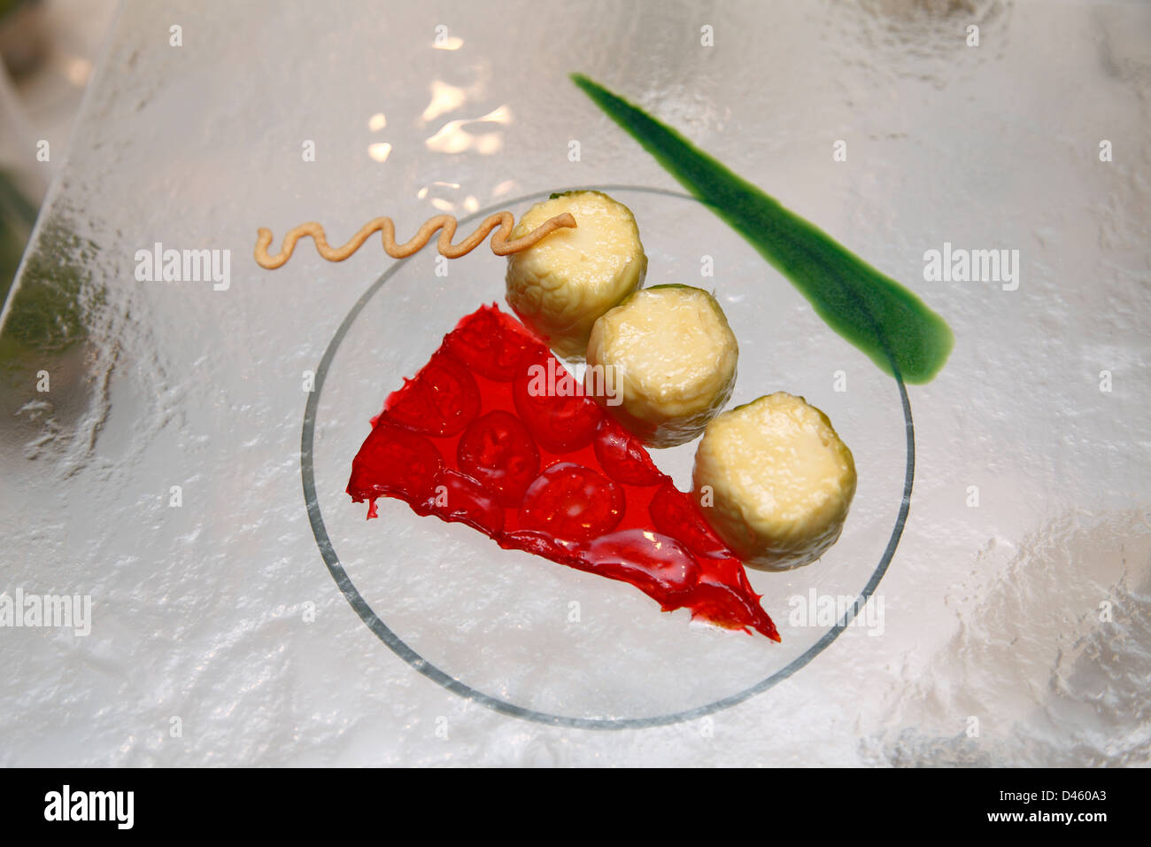 L'art de la nourriture végétarienne Banque D'Images