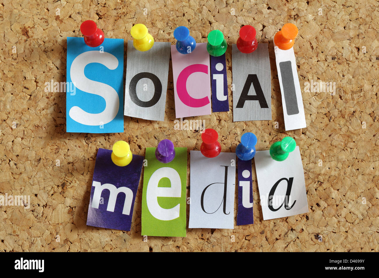 Médias sociaux Banque D'Images