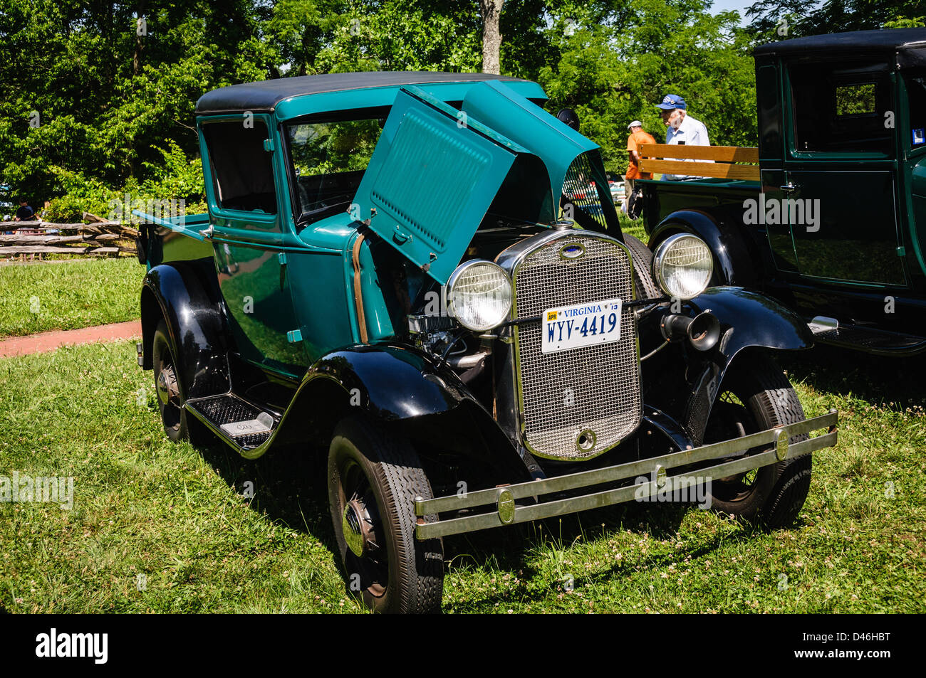 1930 Ford Model A, Antique car show, Sully Historic Site, Chantilly, Virginia Banque D'Images