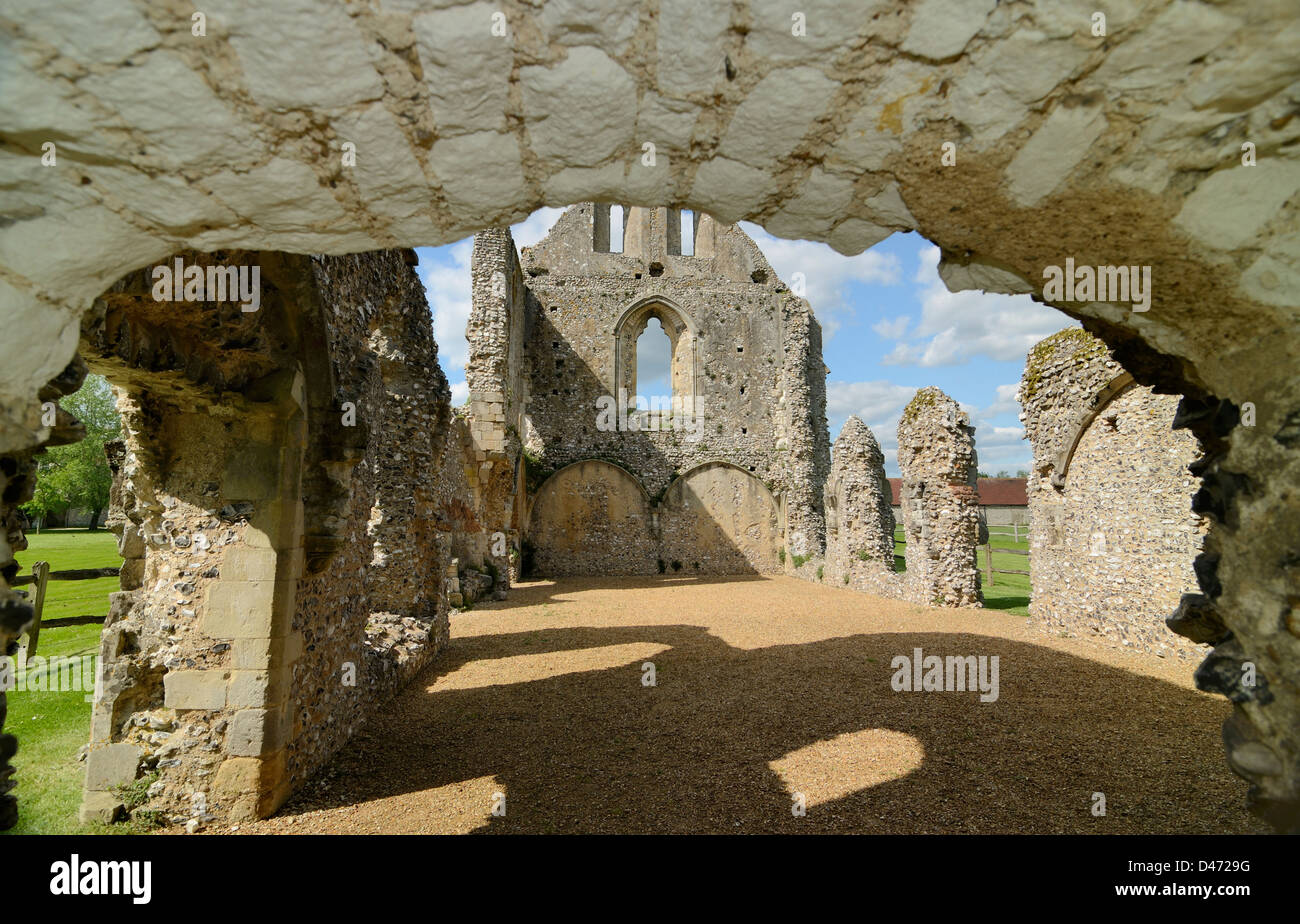 Boxgrove Priory Sussex de l'Ouest Banque D'Images