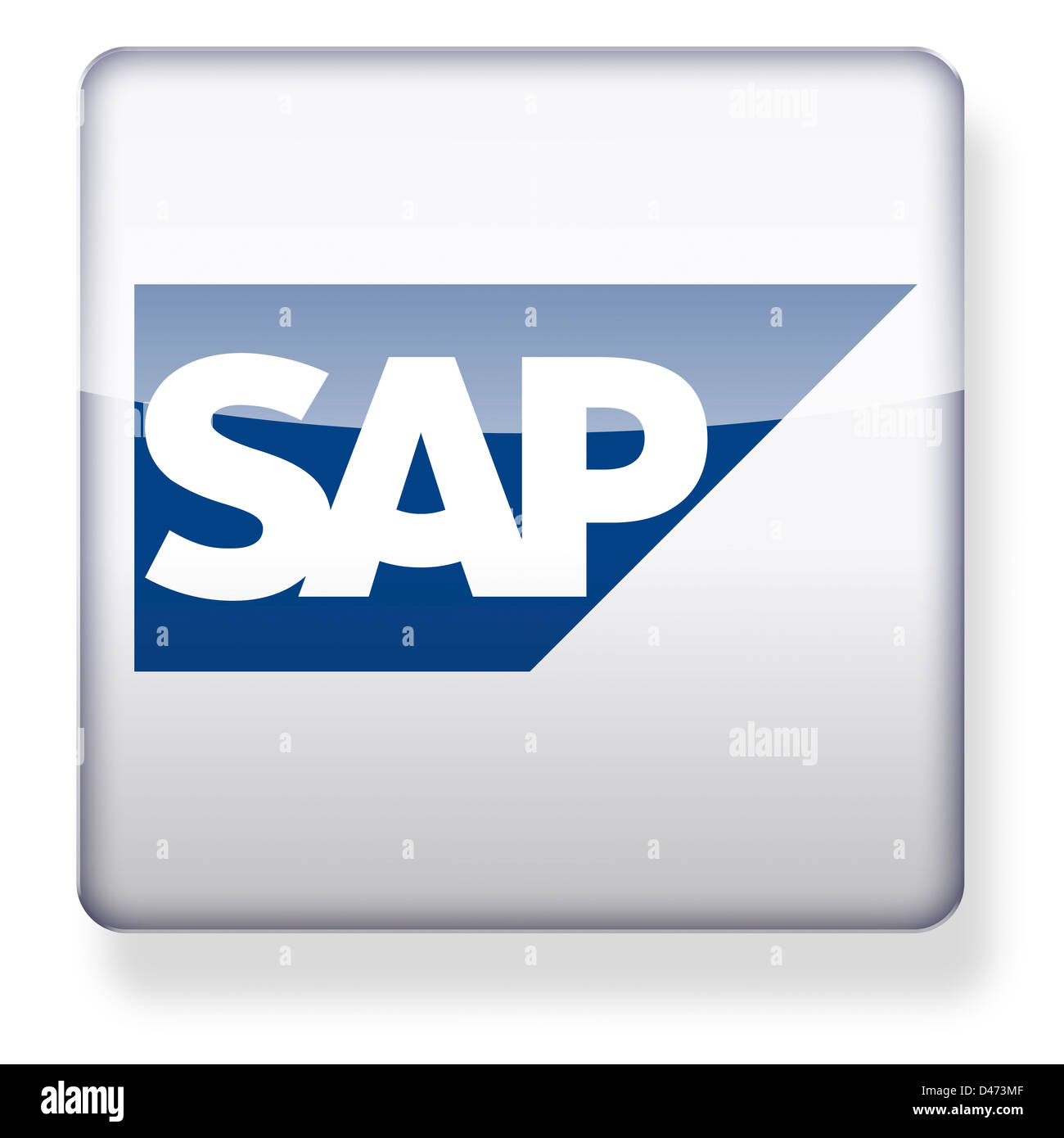 Logo SAP comme une icône de l'application. Chemin de ...
