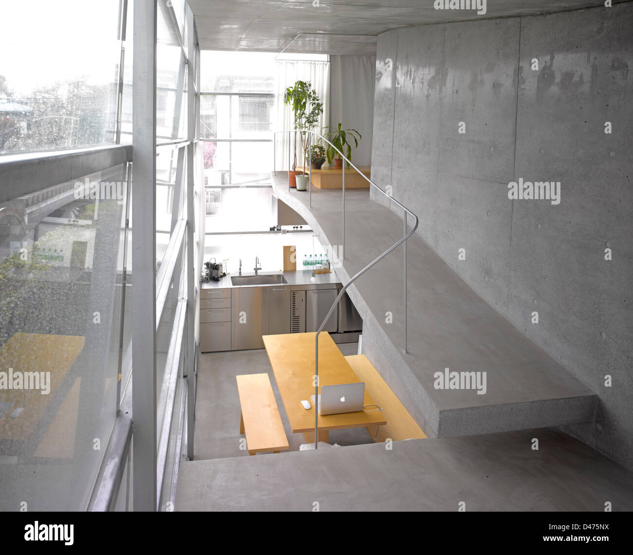 La Brume House, Tokyo, Japon. Architecte : TNA, 2012. Banque D'Images