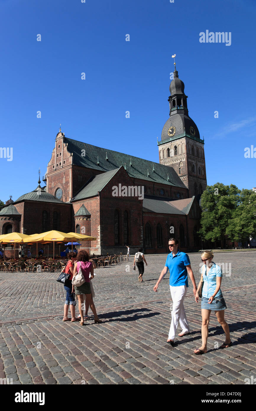 Dome dans la vieille ville de Riga, Lettonie Banque D'Images
