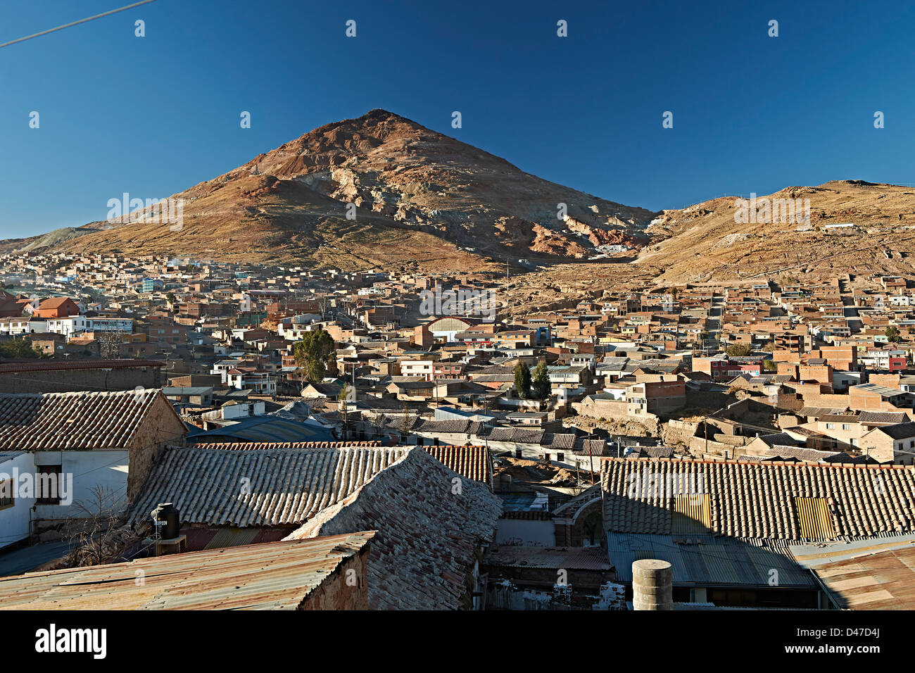 La montagne d'argent et Cerro Rico Potosi Ville, Bolivie, Amérique du Sud Banque D'Images