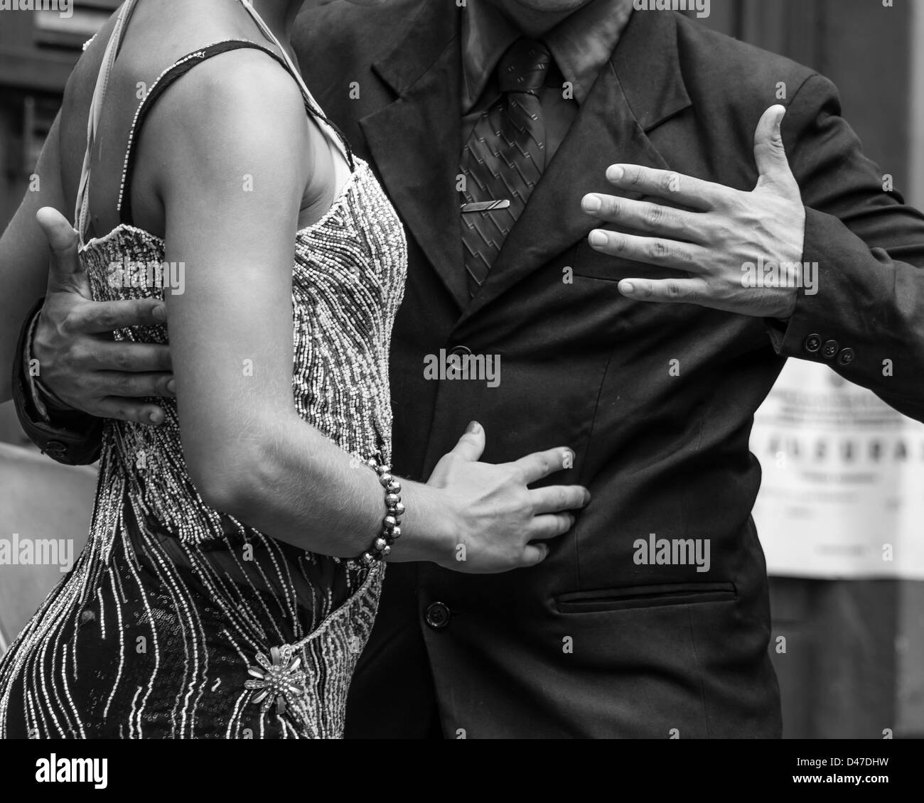 Les danseurs de tango en Argentine Banque D'Images