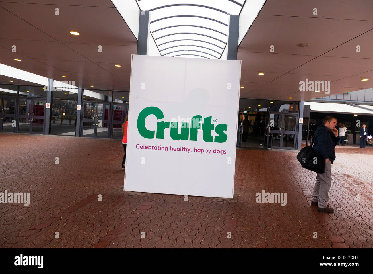 Birmingham, UK. 7 mars 2013. Crufts 2013 Exposition canine en NEC National Exhibition Centre Birmingham UK Angleterre premier jour du premier ministre dog show et la concurrence de détail dans d'immenses couloirs tout ce dont vous avez besoin pour vos animaux de compagnie. Crédit : Paul Thompson Live News / Alamy Live News Banque D'Images