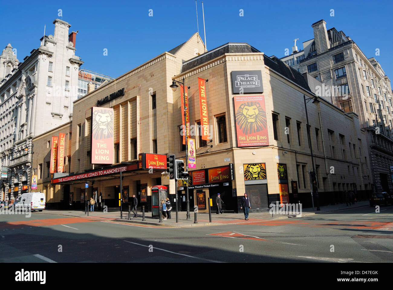 Palace Theatre, Oxford Road, Manchester. Banque D'Images