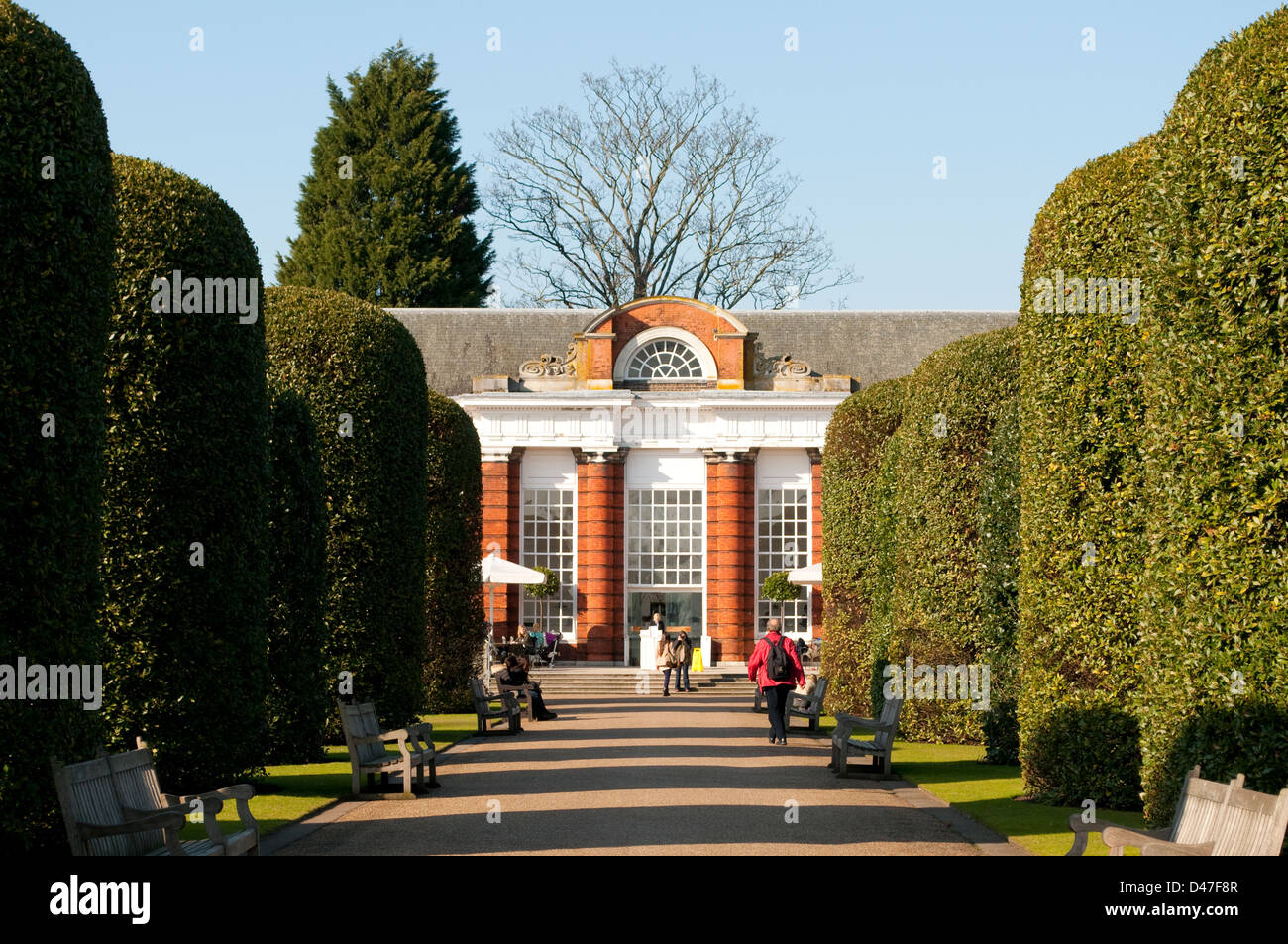 L'orangerie, Les Jardins de Kensington, London, UK Banque D'Images