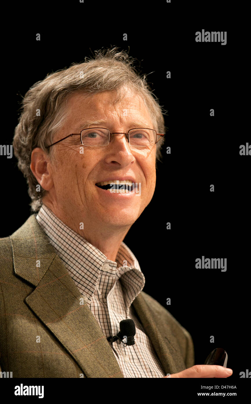 Fondateur de Microsoft et philanthrope Bill Gates offre le discours de clôture à la conférence d'SXSWedu à Austin TX Banque D'Images