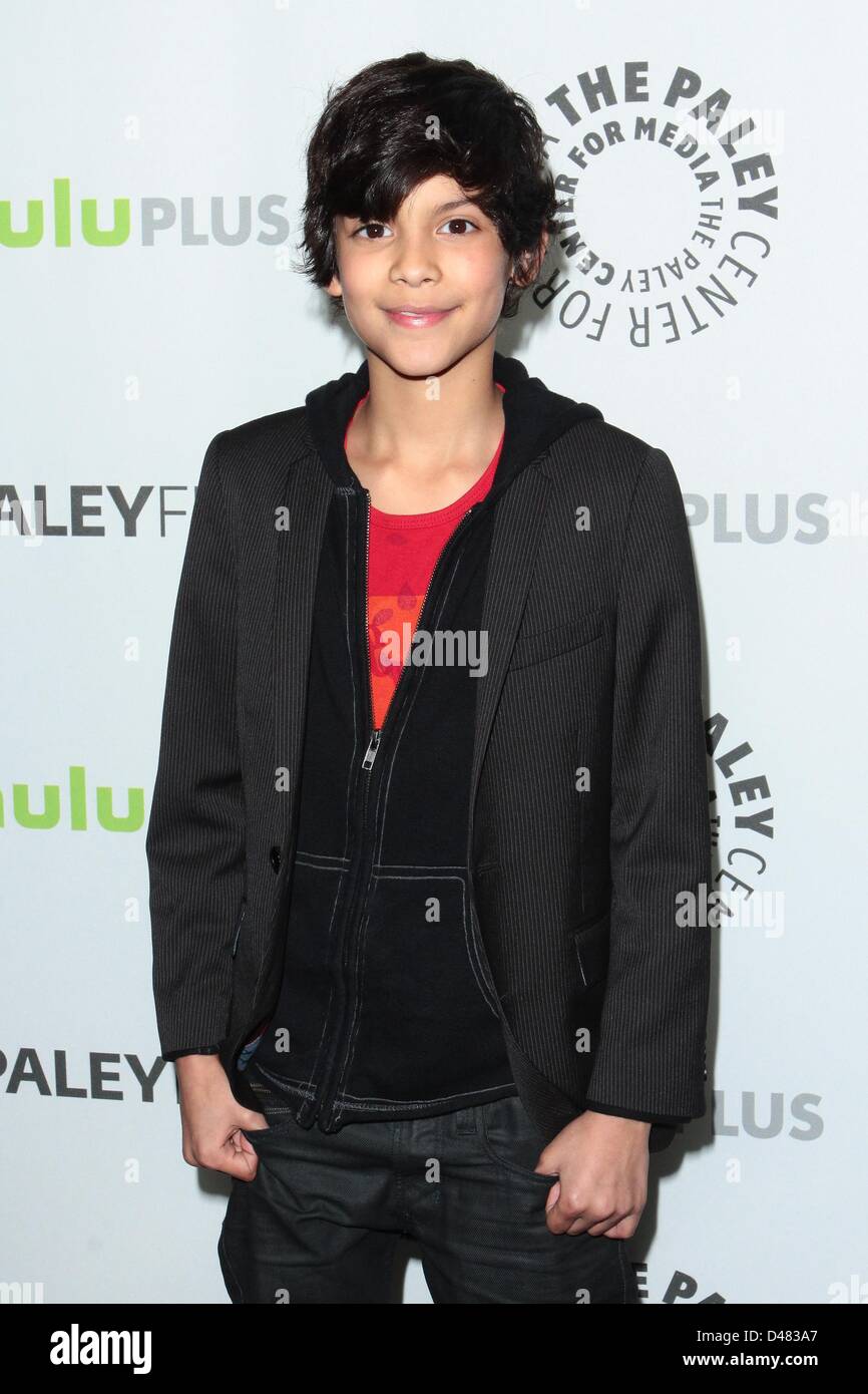 7 mars 2013 - Los Angeles, Californie, États-Unis - Xolo Mariduena assiste au Paley Center for Media's PaleyFest 2013 Honorer ''familiale'' le 7 mars 2013, au Saban Theatre,Beverly Hills, .CA.USA (crédit Image : © TLeopold ZUMAPRESS.com)/Photos/Globe Banque D'Images