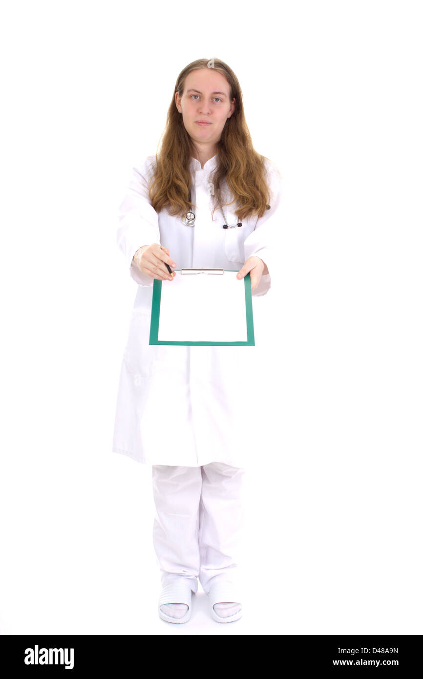 Femme médecin Banque D'Images