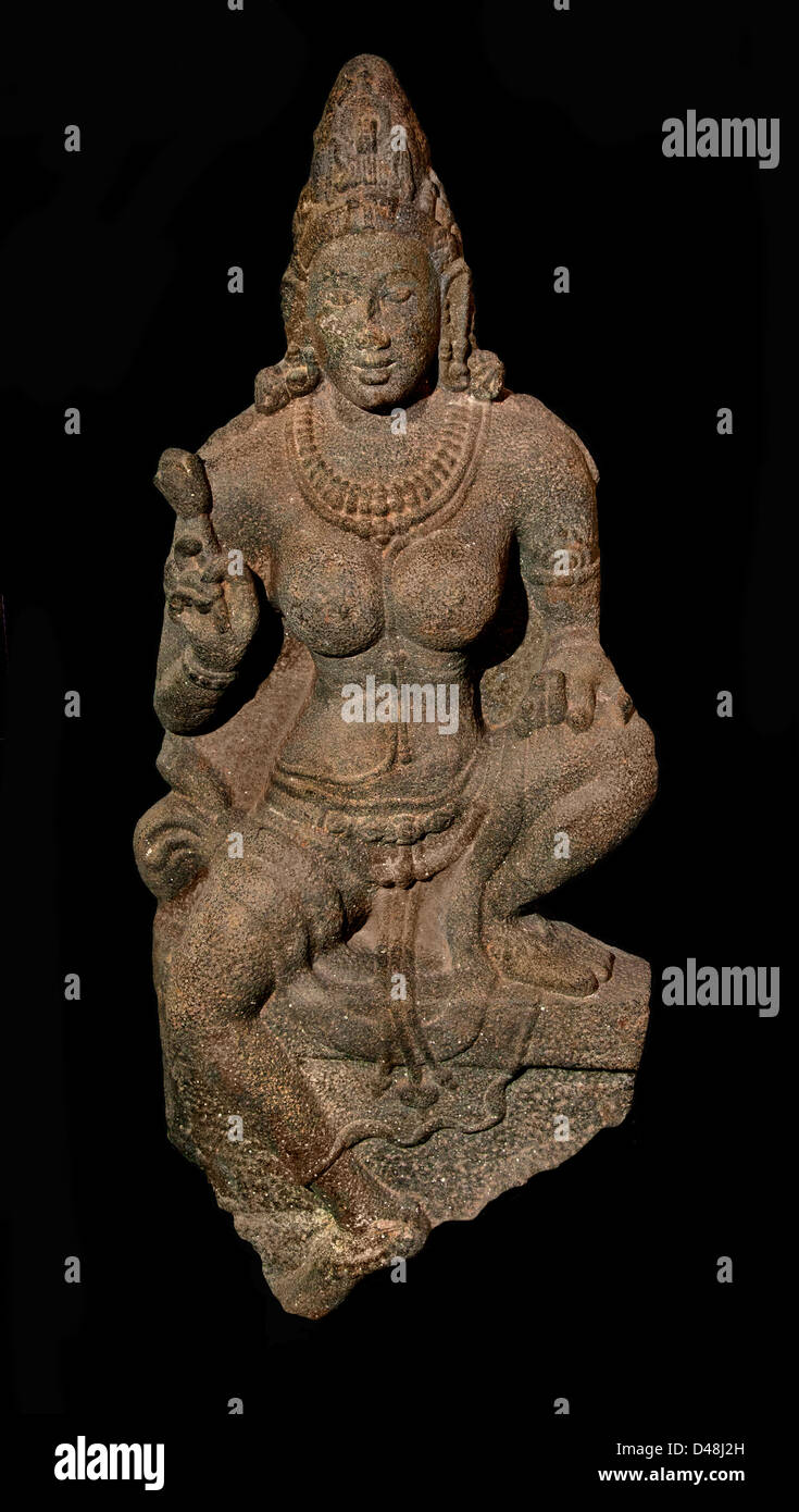 Parvati Vadamarudur Arcot sud 10e siècle quartier hindou Inde AD Banque D'Images