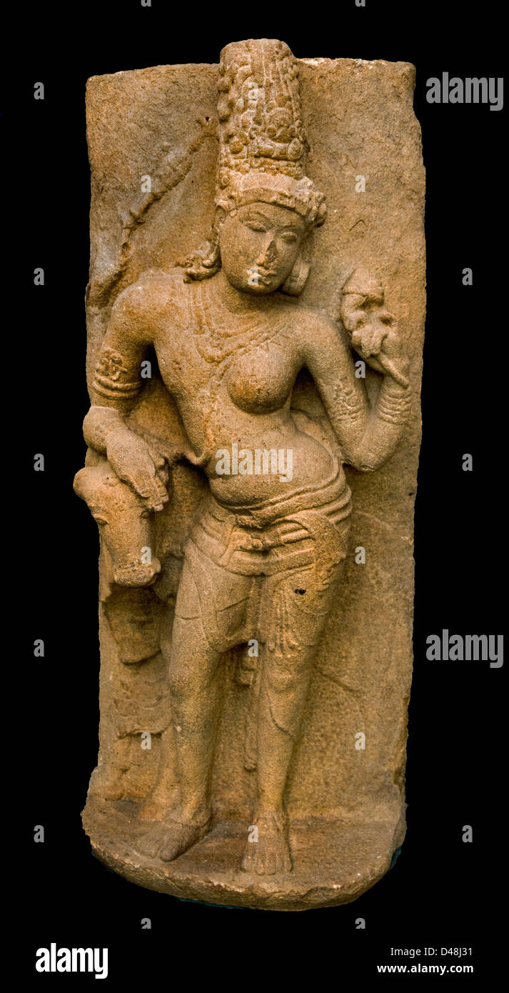 Ardhanarisvara Tiruchhinnampoondi Thanjavur District 10e siècle annonce l'Inde Hindu Banque D'Images