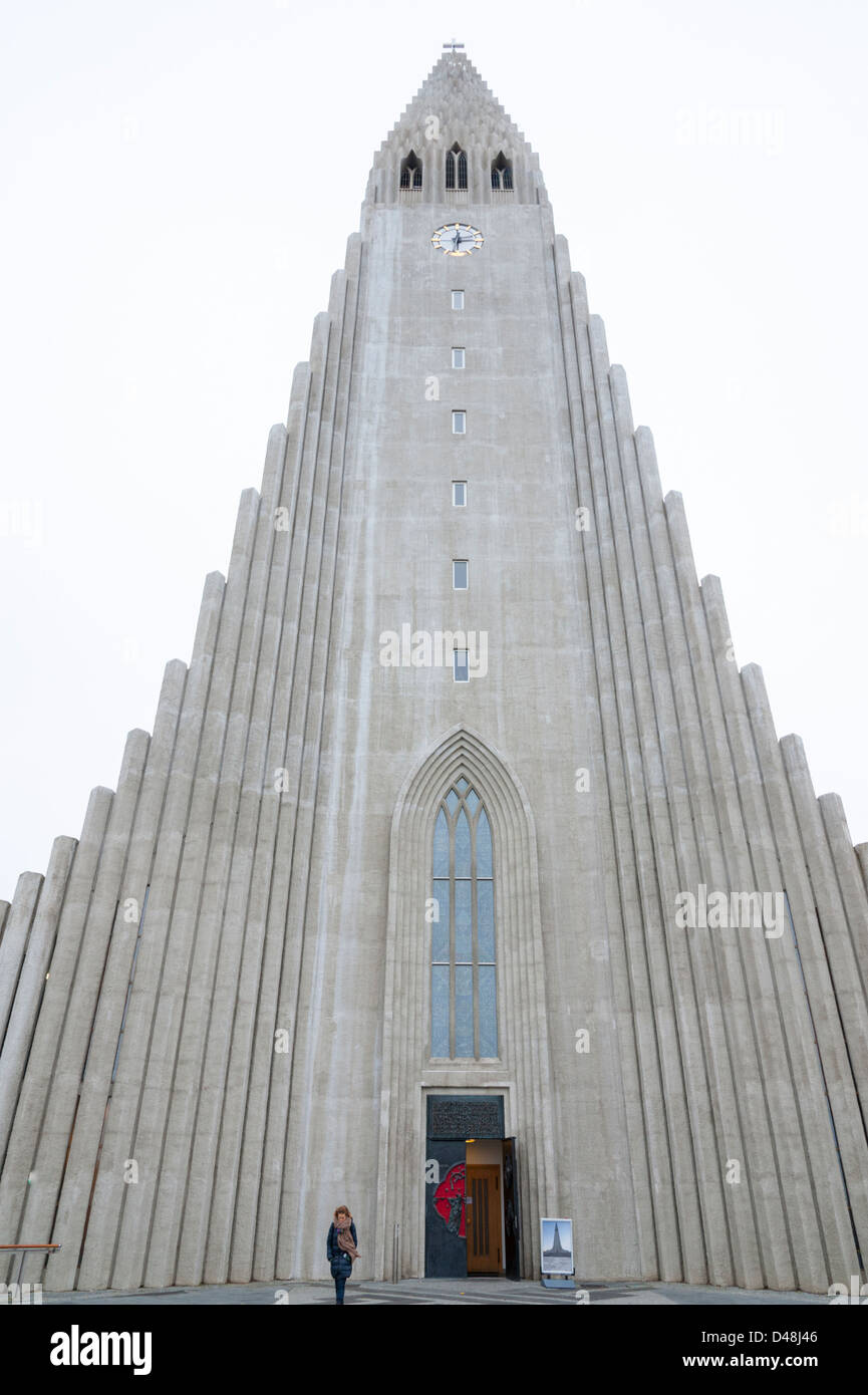 église de hallgrimur Banque de photographies et d’images à haute