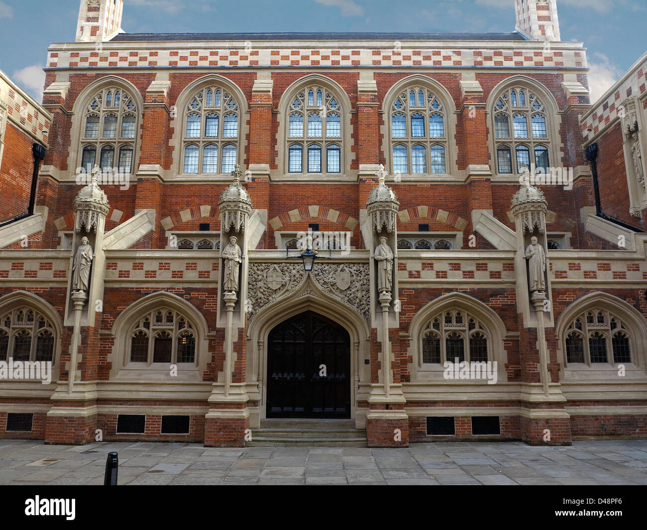 Divinity School St Johns Street Cambridge Cambridgeshire Angleterre façade récemment restaurée Banque D'Images