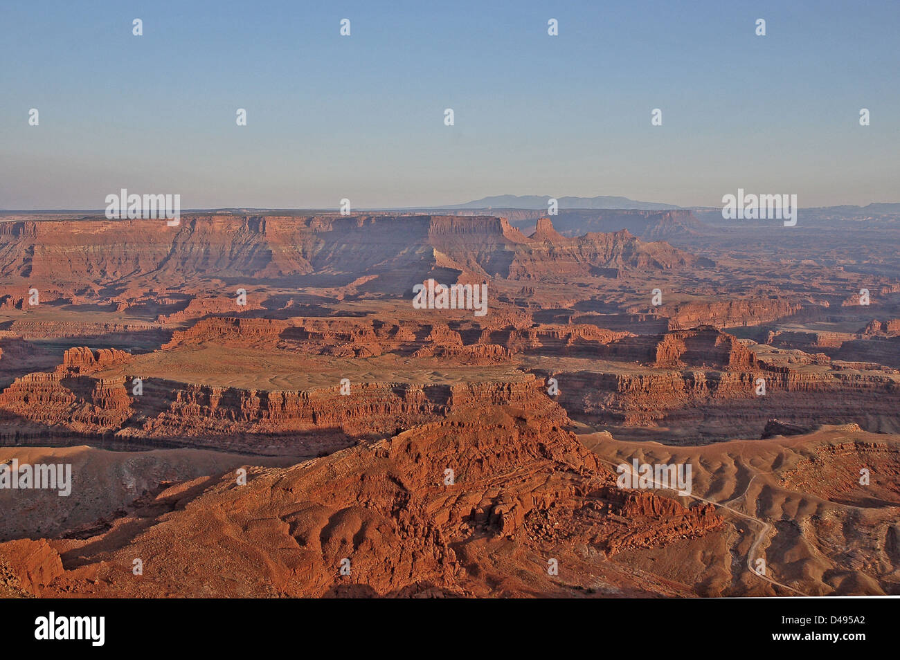 Canyonlands, paysage Canyon, Utah, United States Banque D'Images