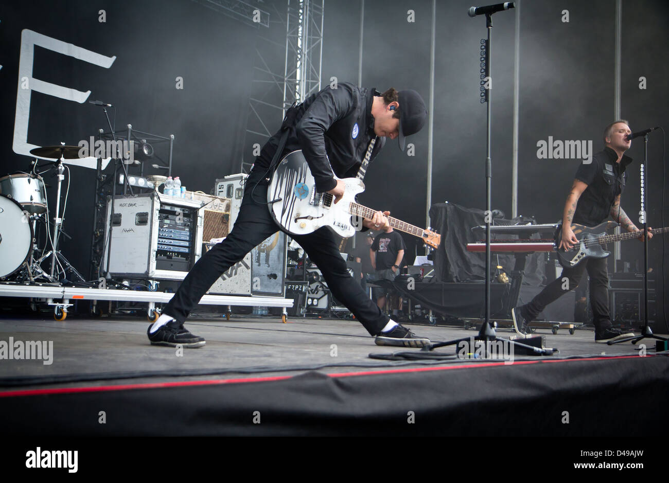 02 septembre 2012 - l'Angels & Airwaves effectue live à l'Arena Parco Nord, Bologne, Italie Banque D'Images