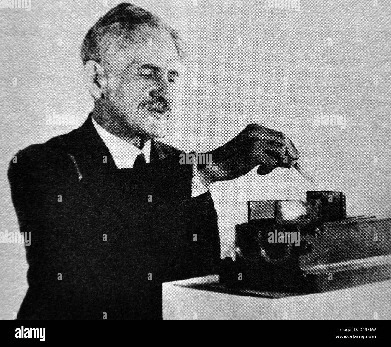 Albert Abraham Michelson, physicien américain et lauréat du Prix Nobel de Banque D'Images