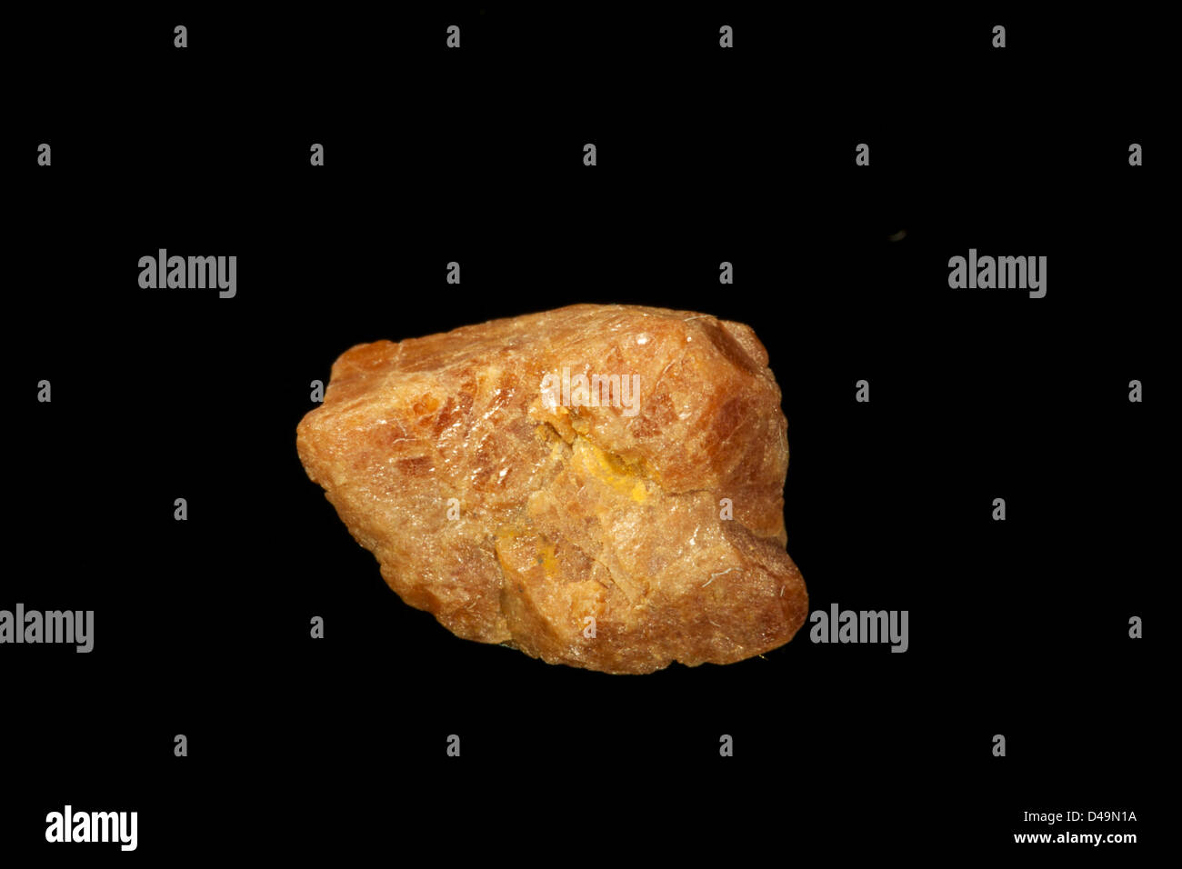 La monazite, un phosphate de la terre rare, deuxième minéral utilisé comme minerai de terres rares, Kasika, République démocratique du Congo Banque D'Images