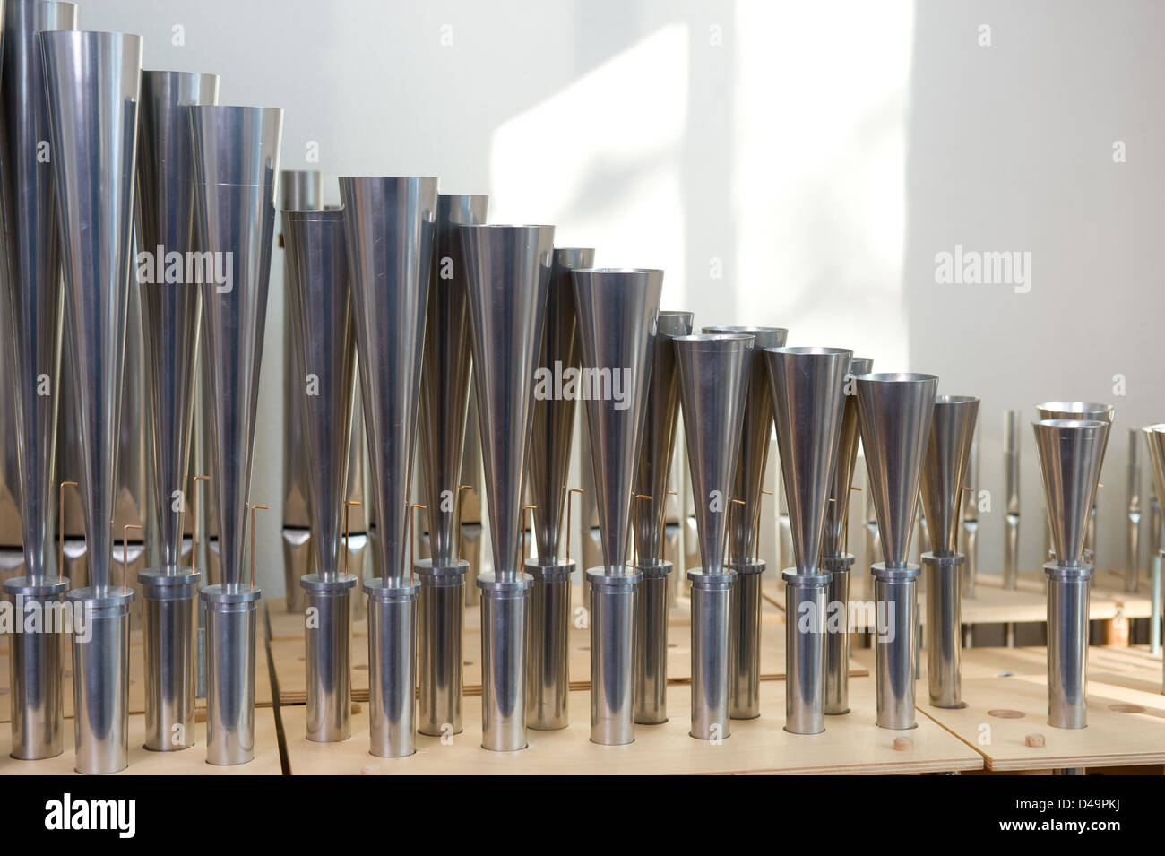 Meiningen, Allemagne, Lingualpfeifen un organe Banque D'Images