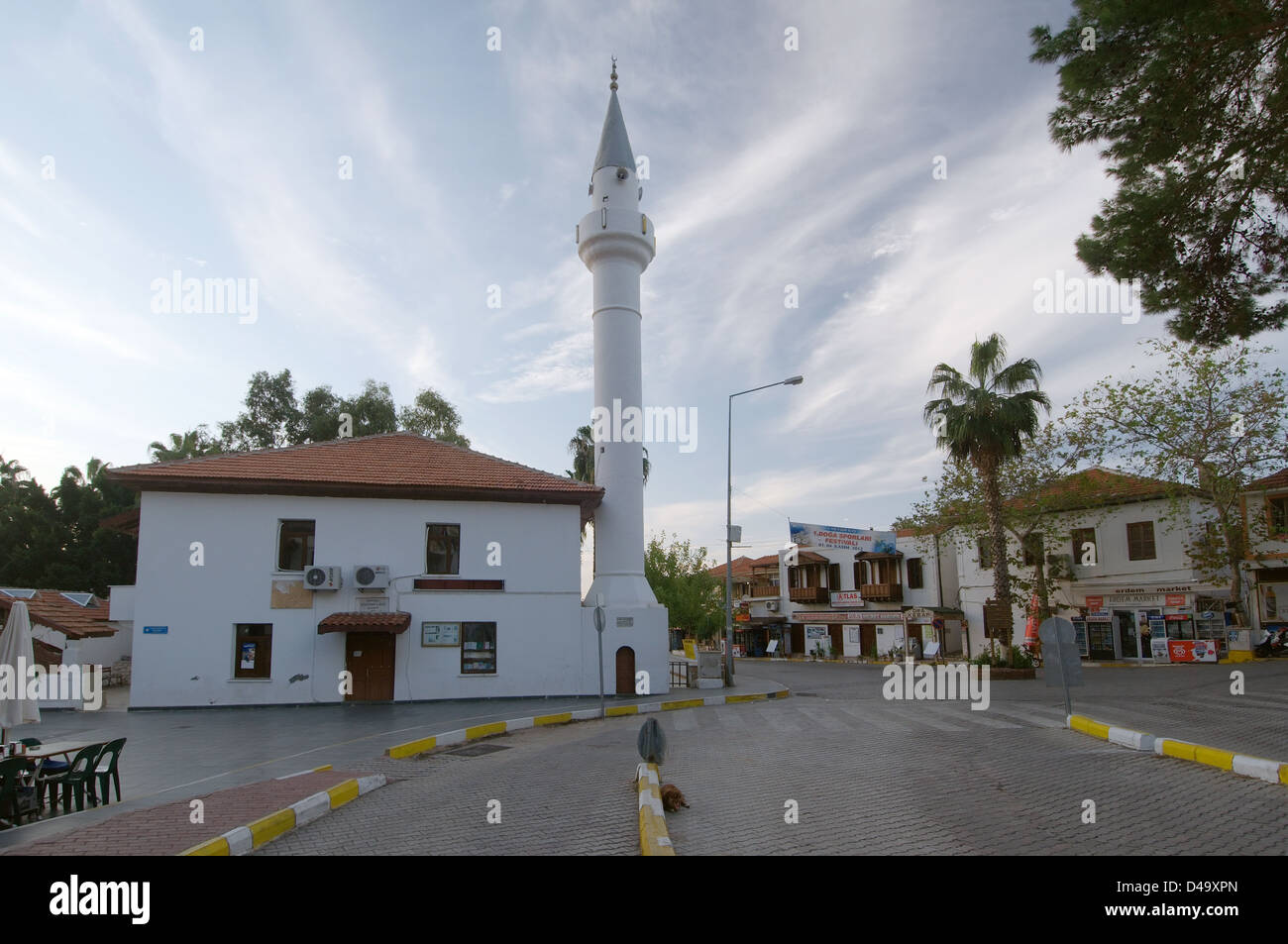 Mosquée, ville Kash, Turquie Banque D'Images