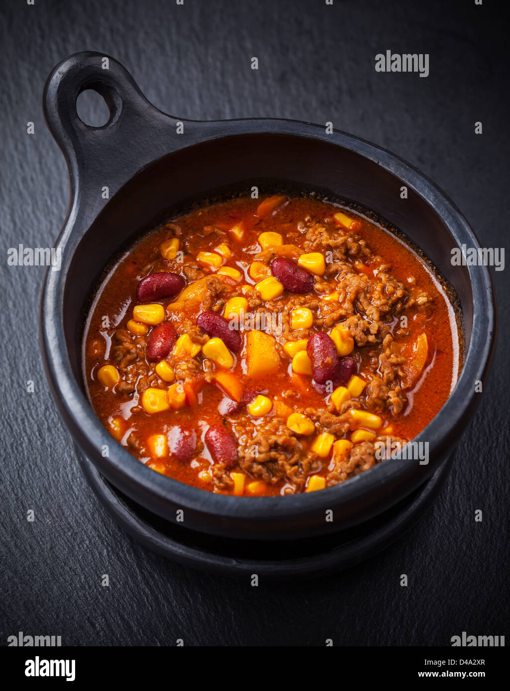 Hot chili con carne Banque D'Images