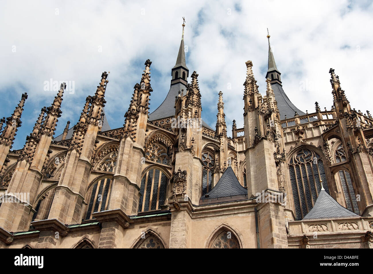Saint Barbara's Church, Kutna Hora Banque D'Images