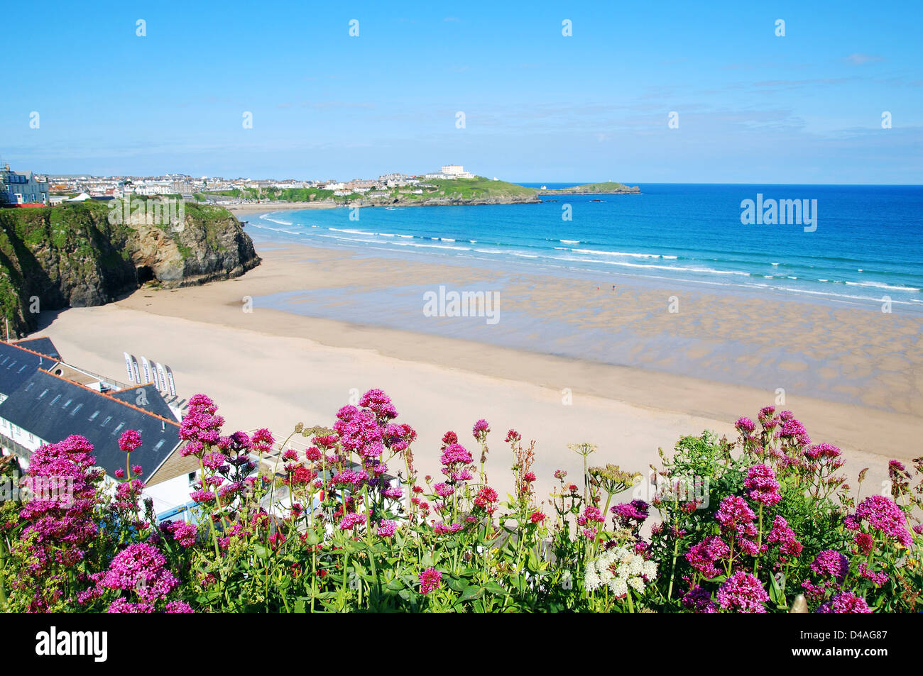 Tolcarne beach, Newquay, Cornwall, England, UK Banque D'Images