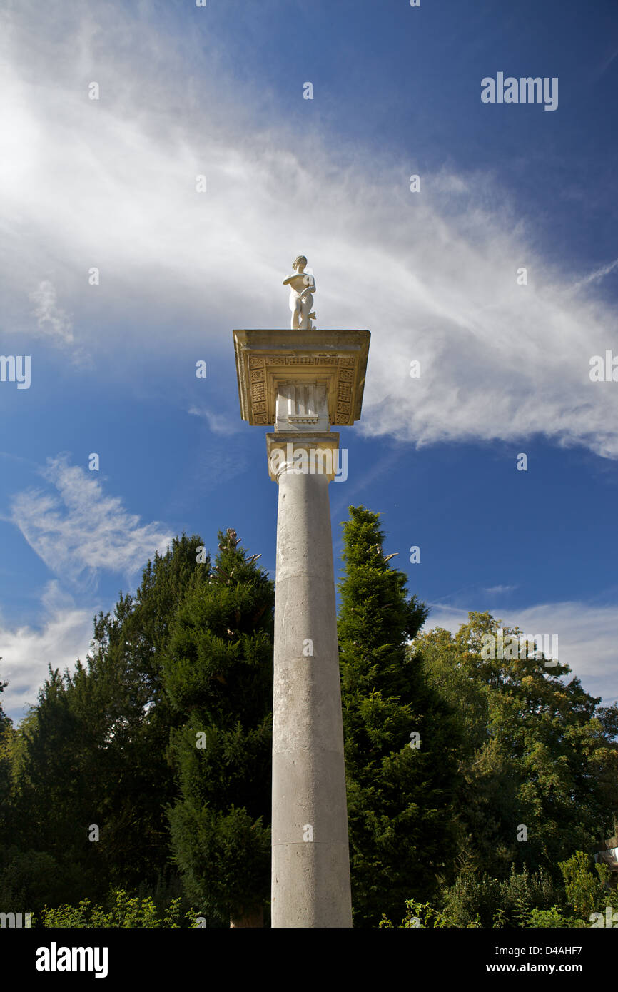 Colonne dorique de Chiswick House and Gardens, London, UK Banque D'Images