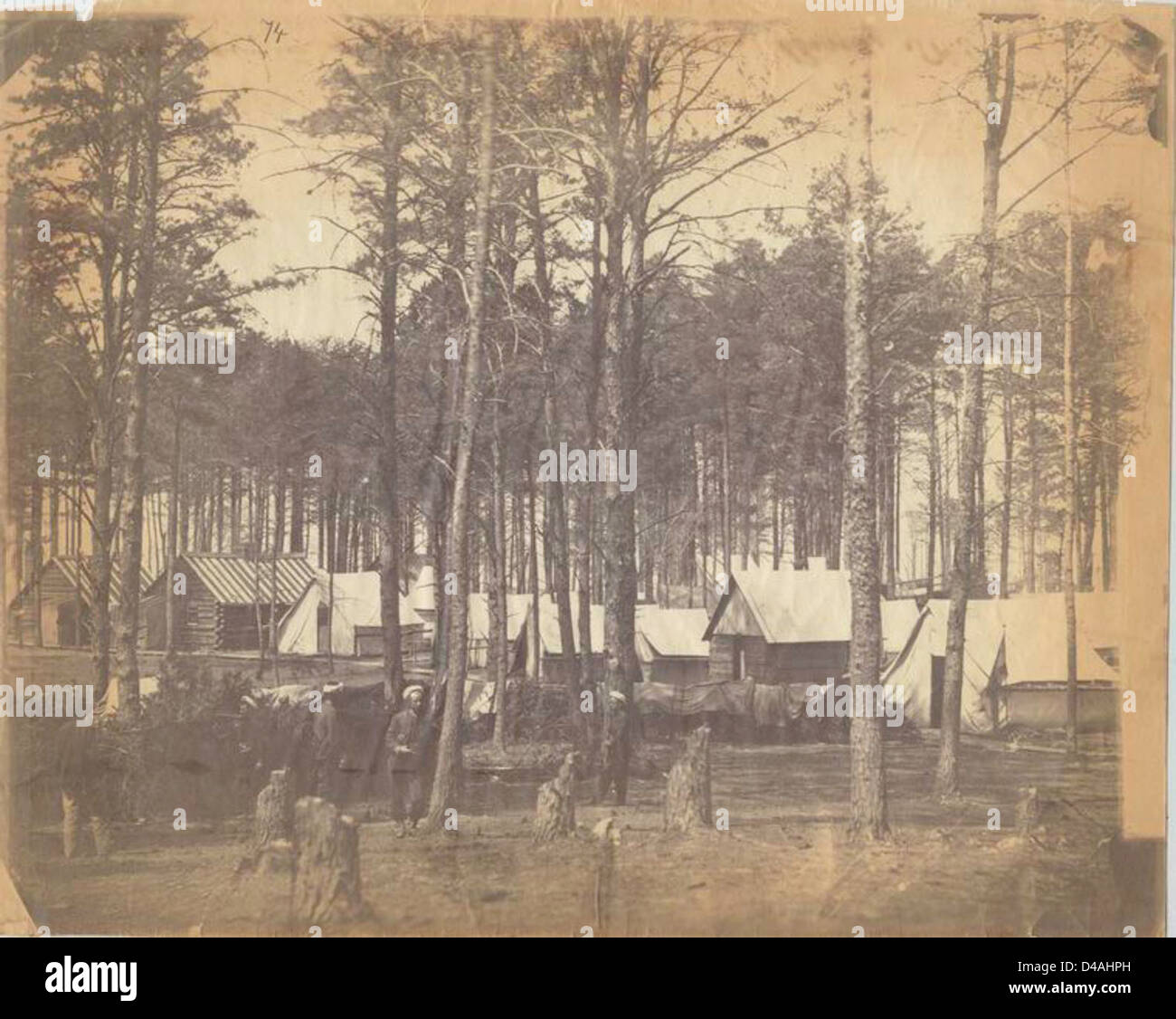 L'Armée de siège [du] Potomac, Brandy Station. Banque D'Images