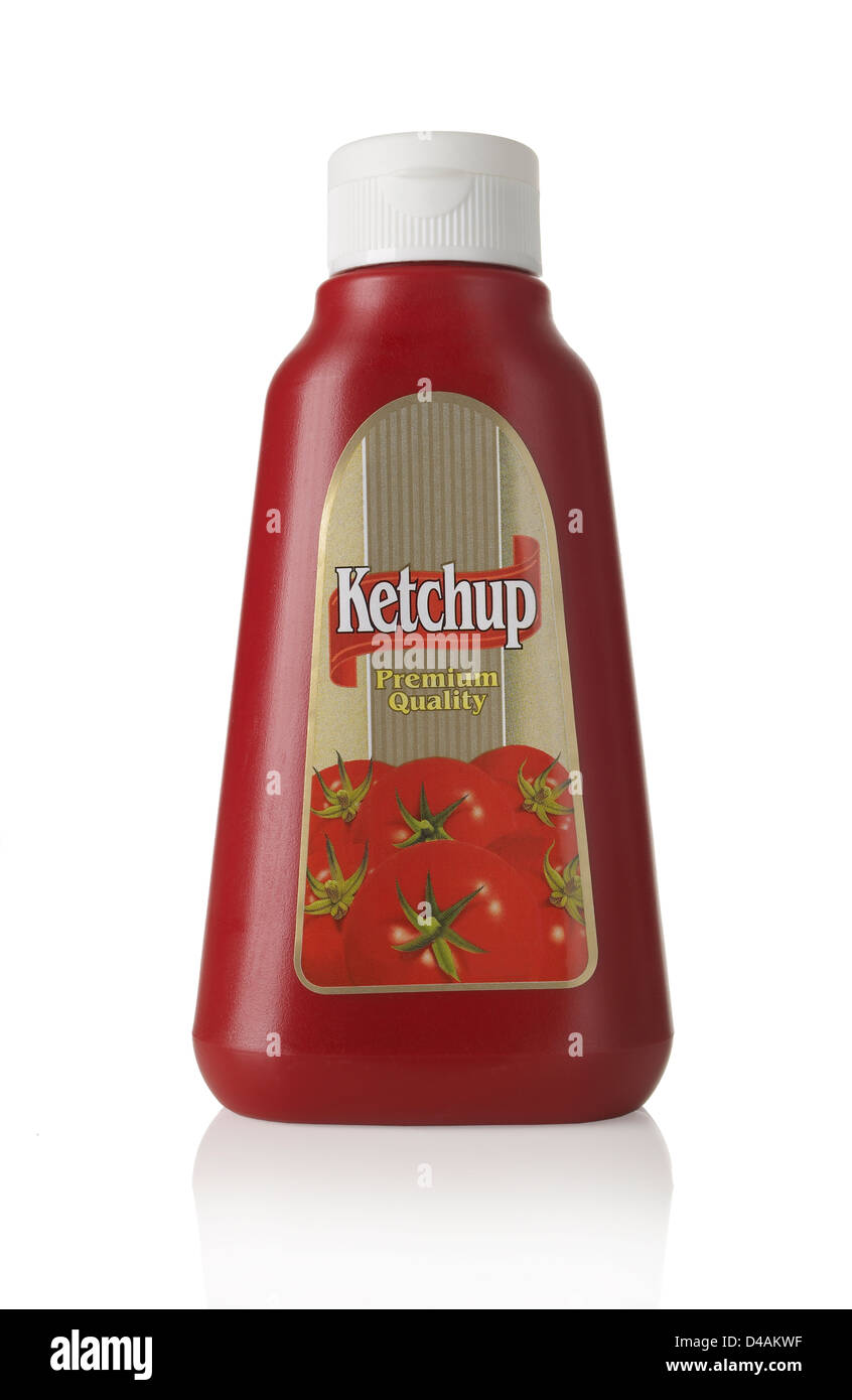 Distributeur de ketchup Banque D'Images