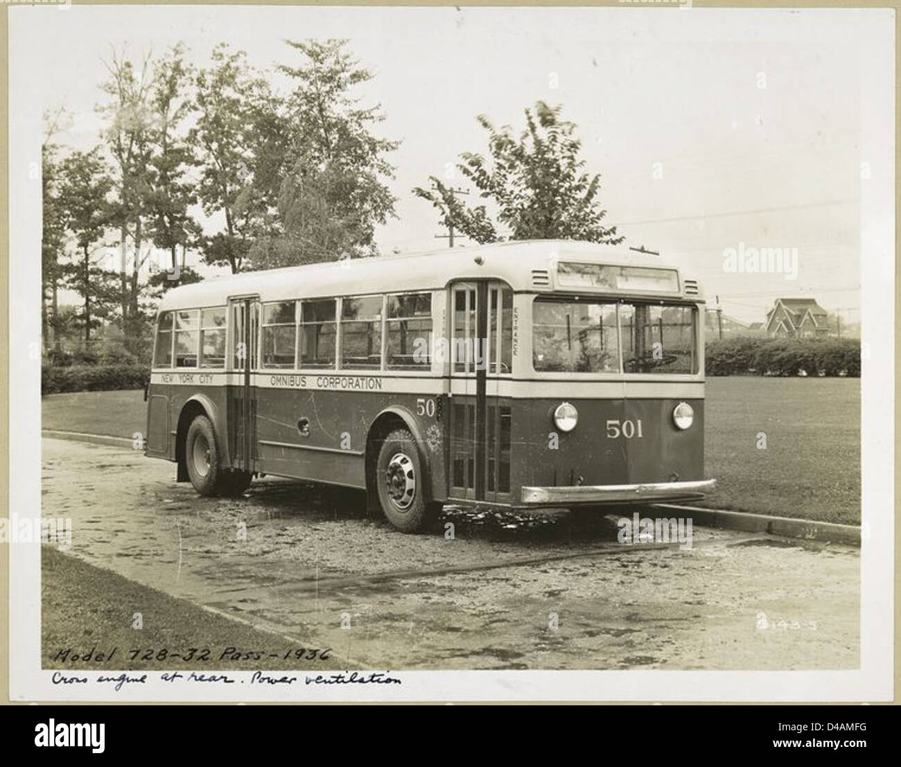 32 Modèle 728 - Passagers - 1936. Banque D'Images