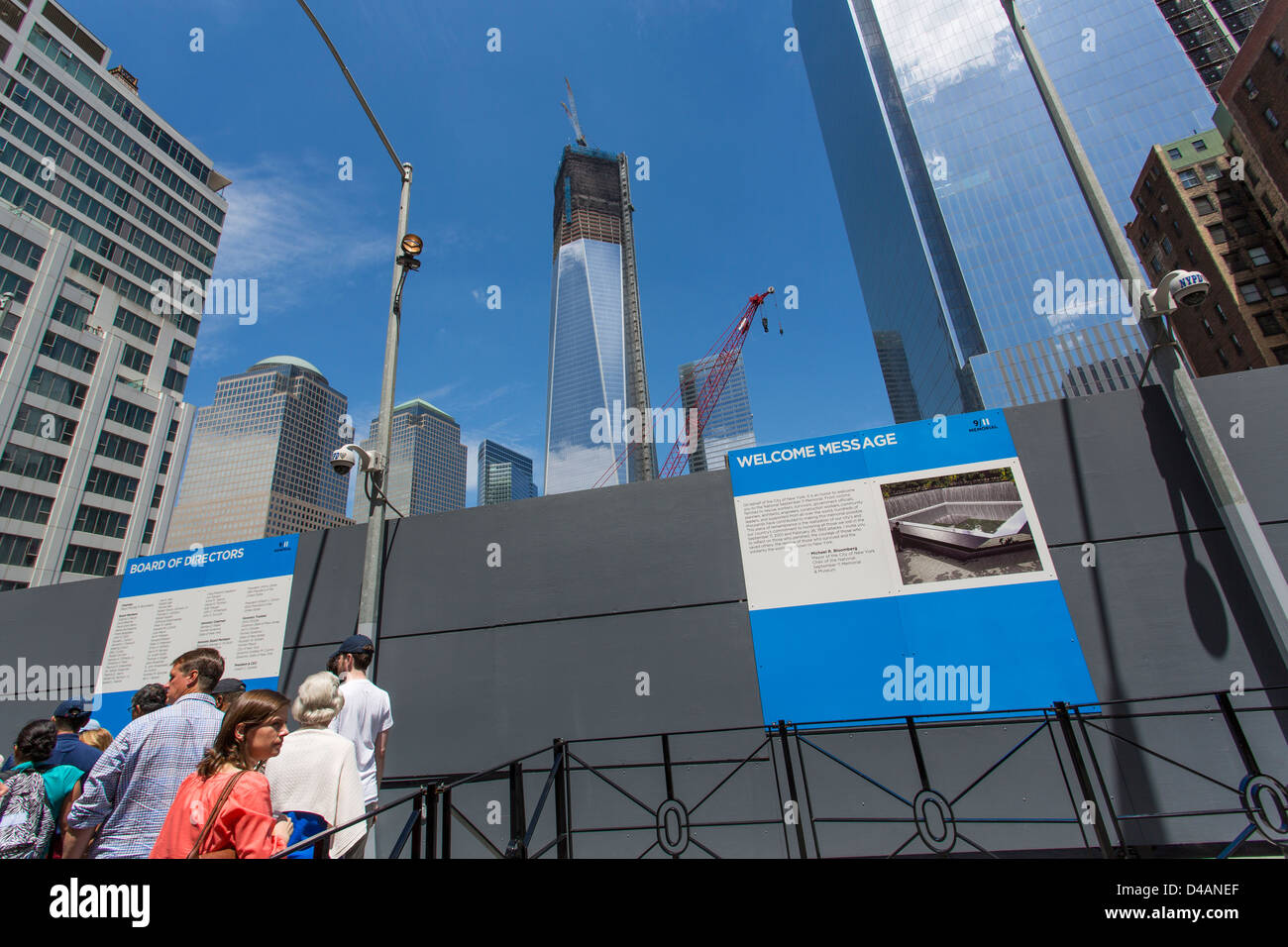 9/11 memorial Banque D'Images