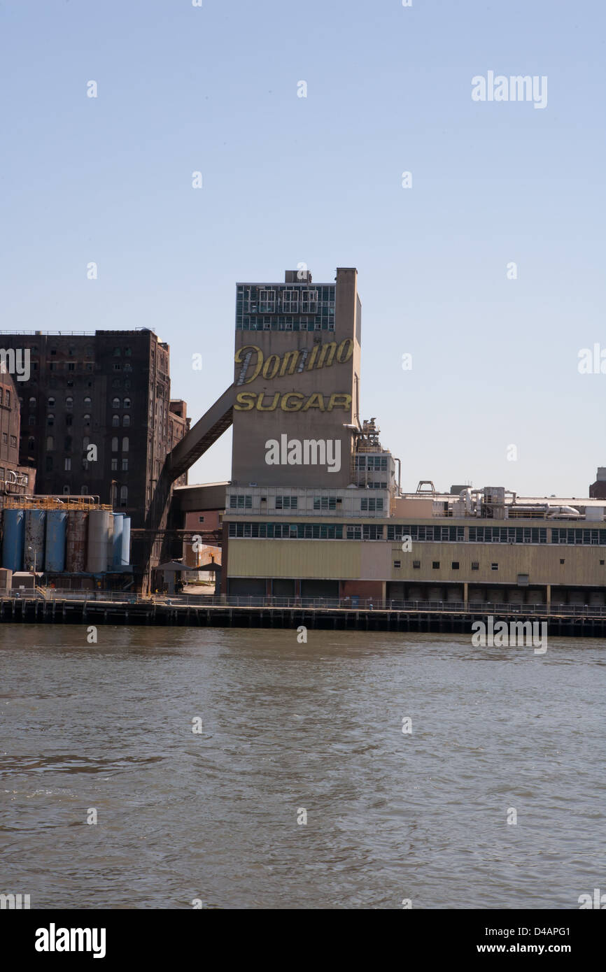 Domino Sugar Corporation Factory Bronx à New York, NY Banque D'Images