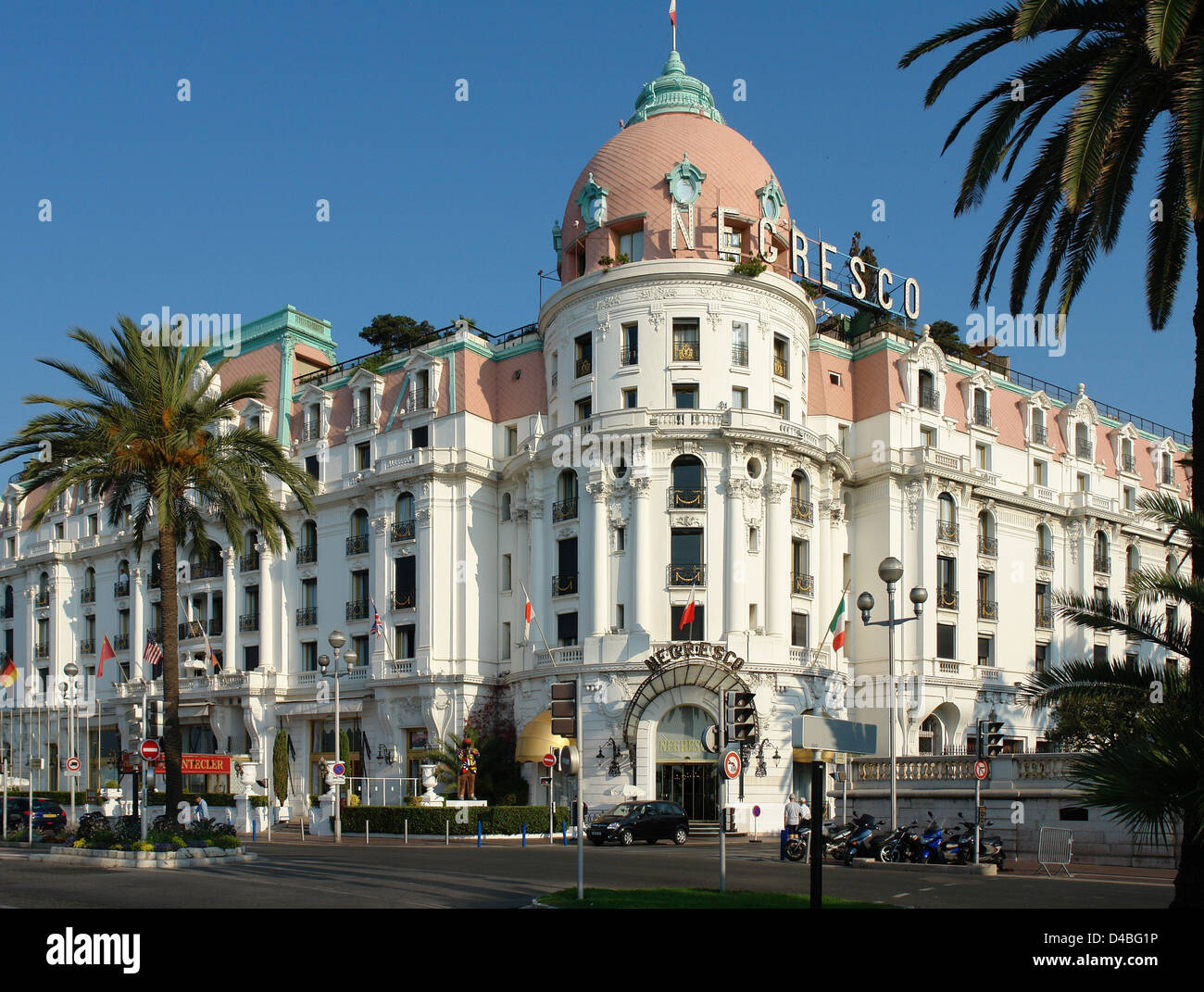 L'hôtel Negresco à Nice Banque D'Images