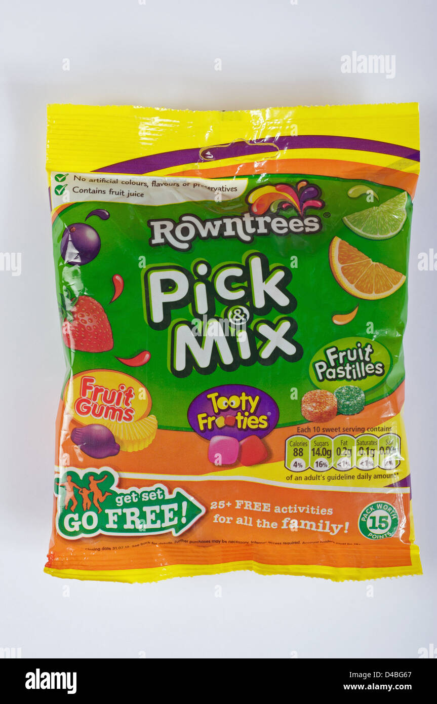 Rowntrees Pick & Mix sweets Banque D'Images
