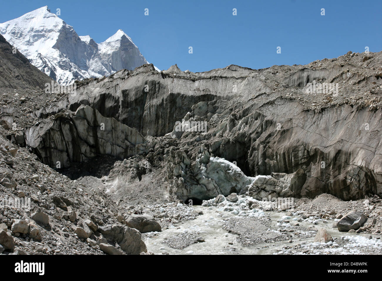 Le glacier Gangotri, la source du Gange Photo Stock - Alamy