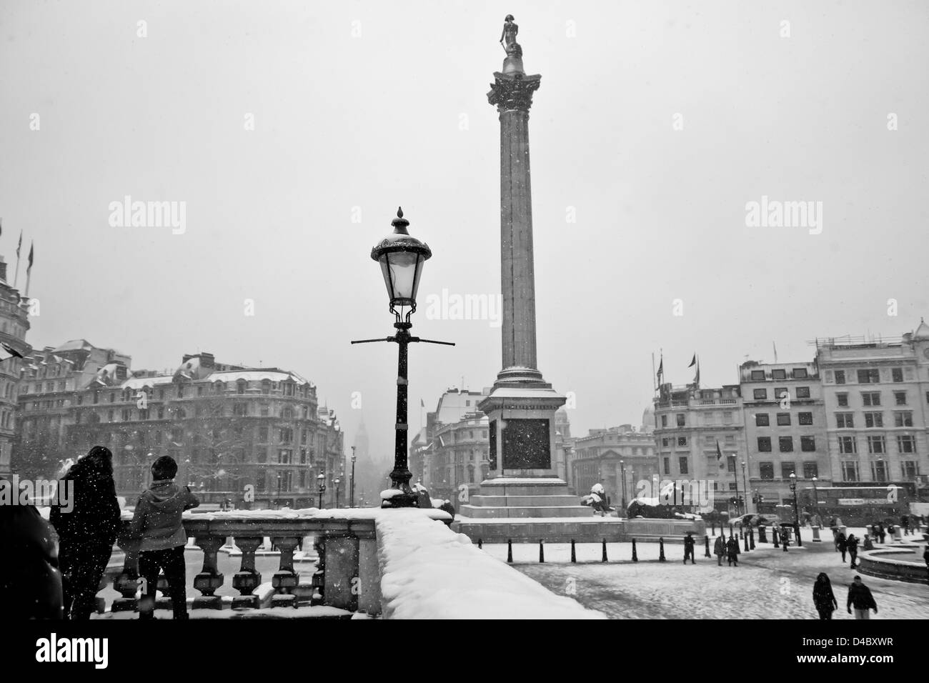 Londres en hiver Banque D'Images