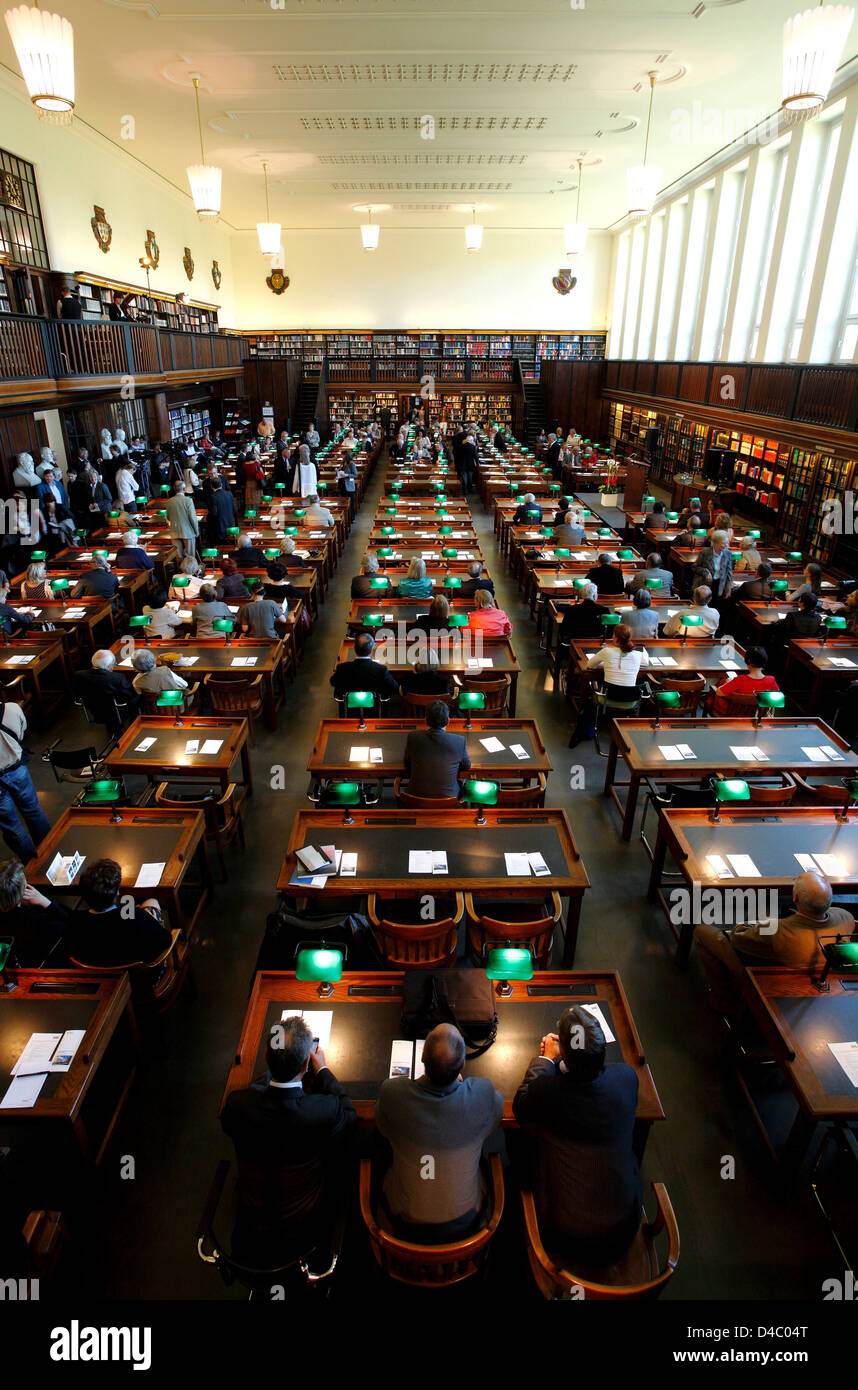 Leipzig, Allemagne, la quatrième cérémonie d'ouverture de la Bibliothèque nationale allemande Banque D'Images