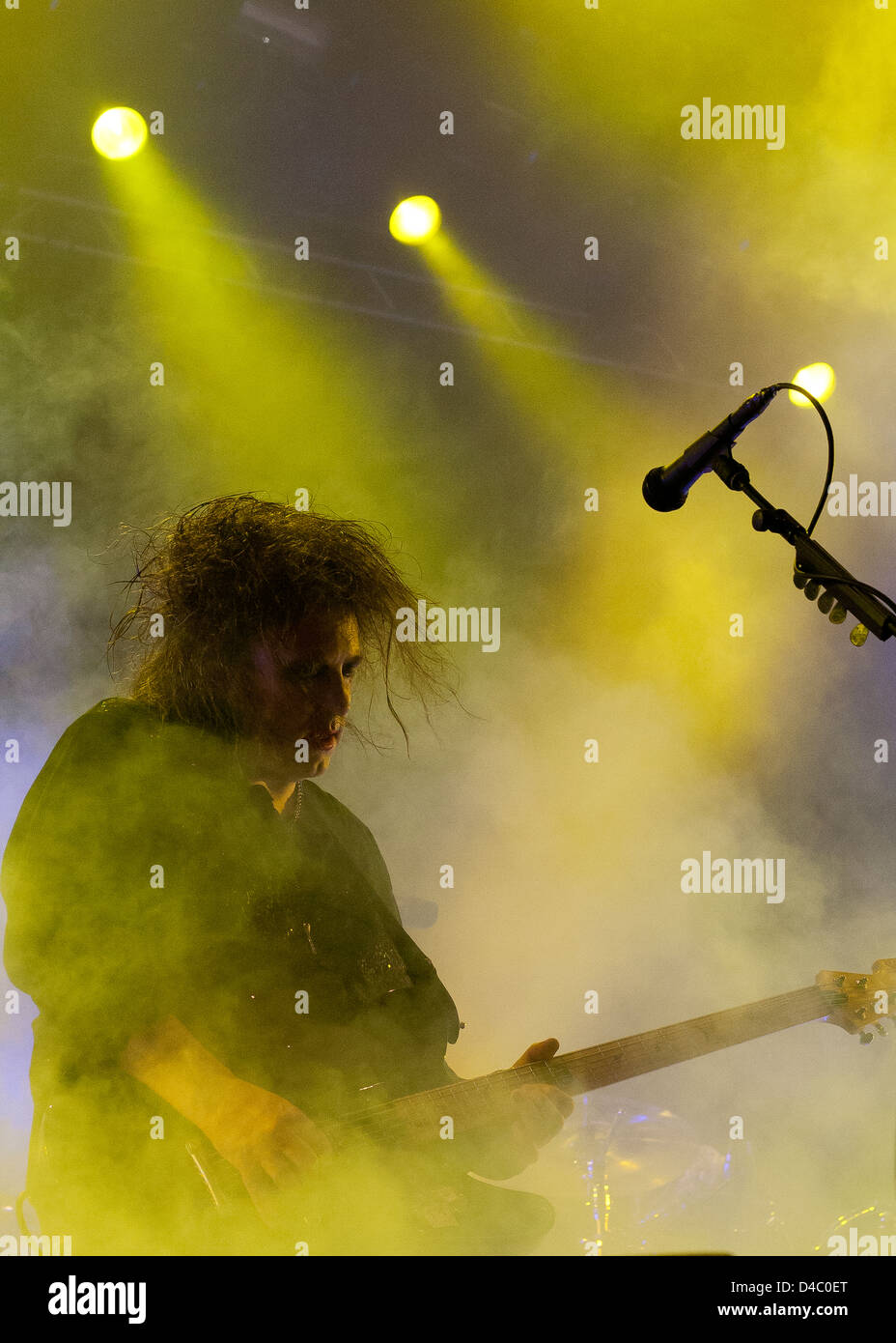 Robert Smith - The Cure Banque D'Images