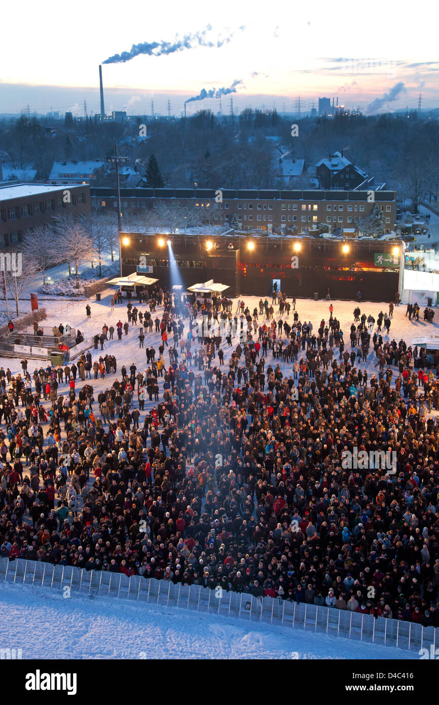 Gelsenkirchen, Allemagne, cérémonie de remise de diplômes pour l'année de la Capitale Culturelle Ruhr 2010 Banque D'Images