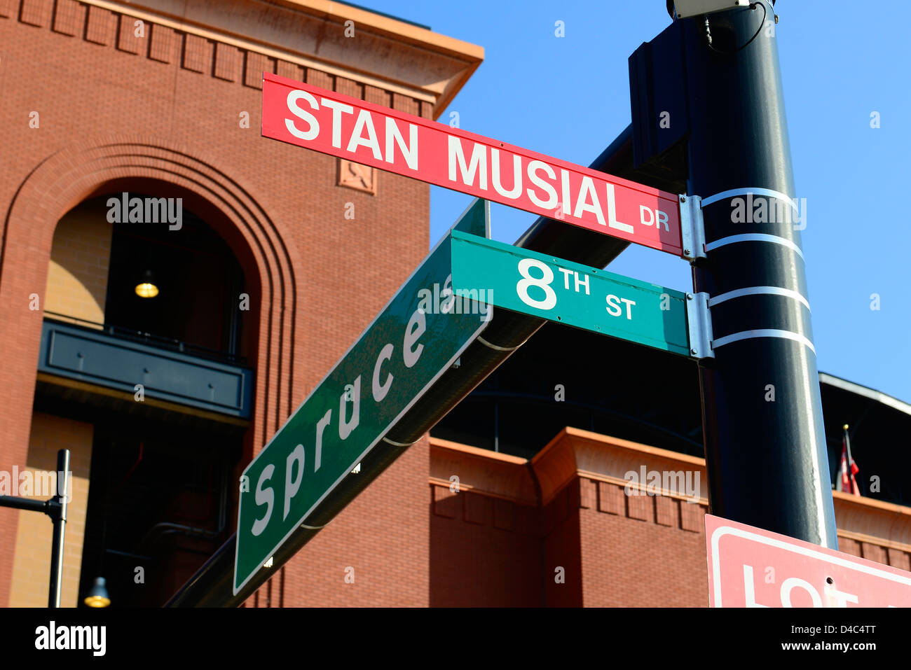Stan Musial Signer Busch Stadium St Louis MO Missouri baseball Cardinals Banque D'Images Stan Musial Signer Busch Stadium St Louis MO Missouri baseball Cardinals Banque D'Images