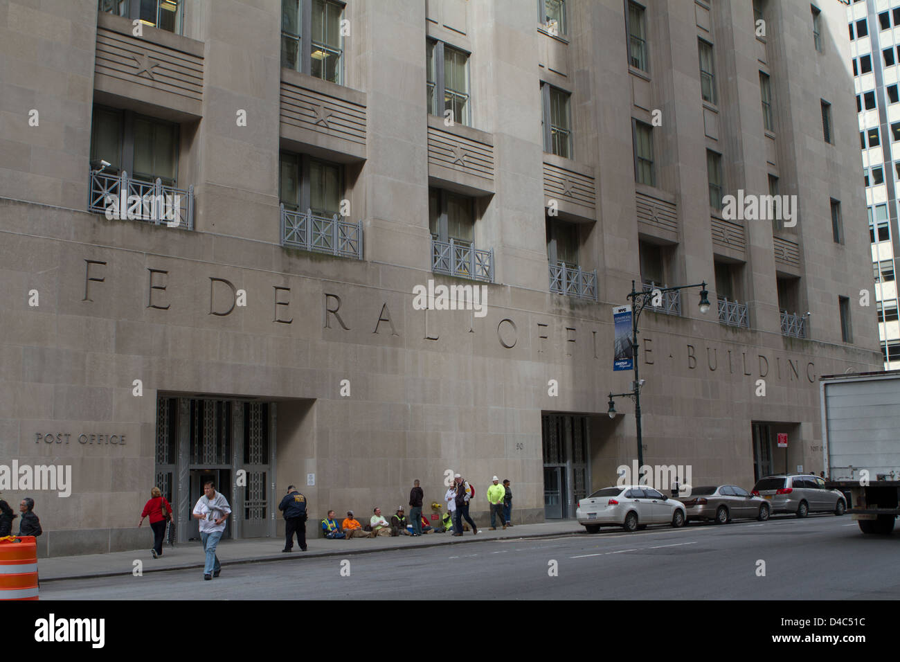 Office fédéral Building Manhattan Banque D'Images