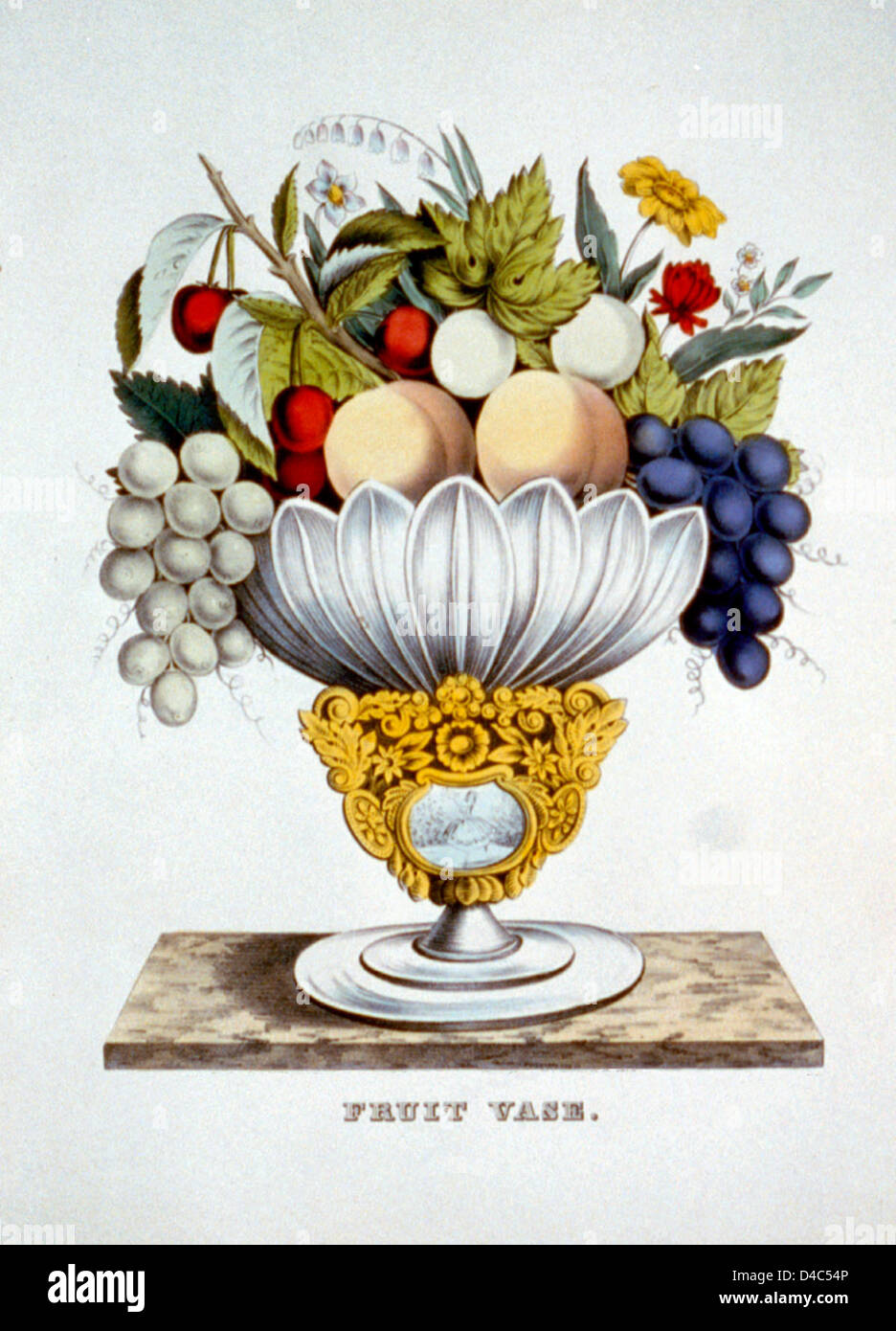 Still Life - vase de fruits Banque D'Images