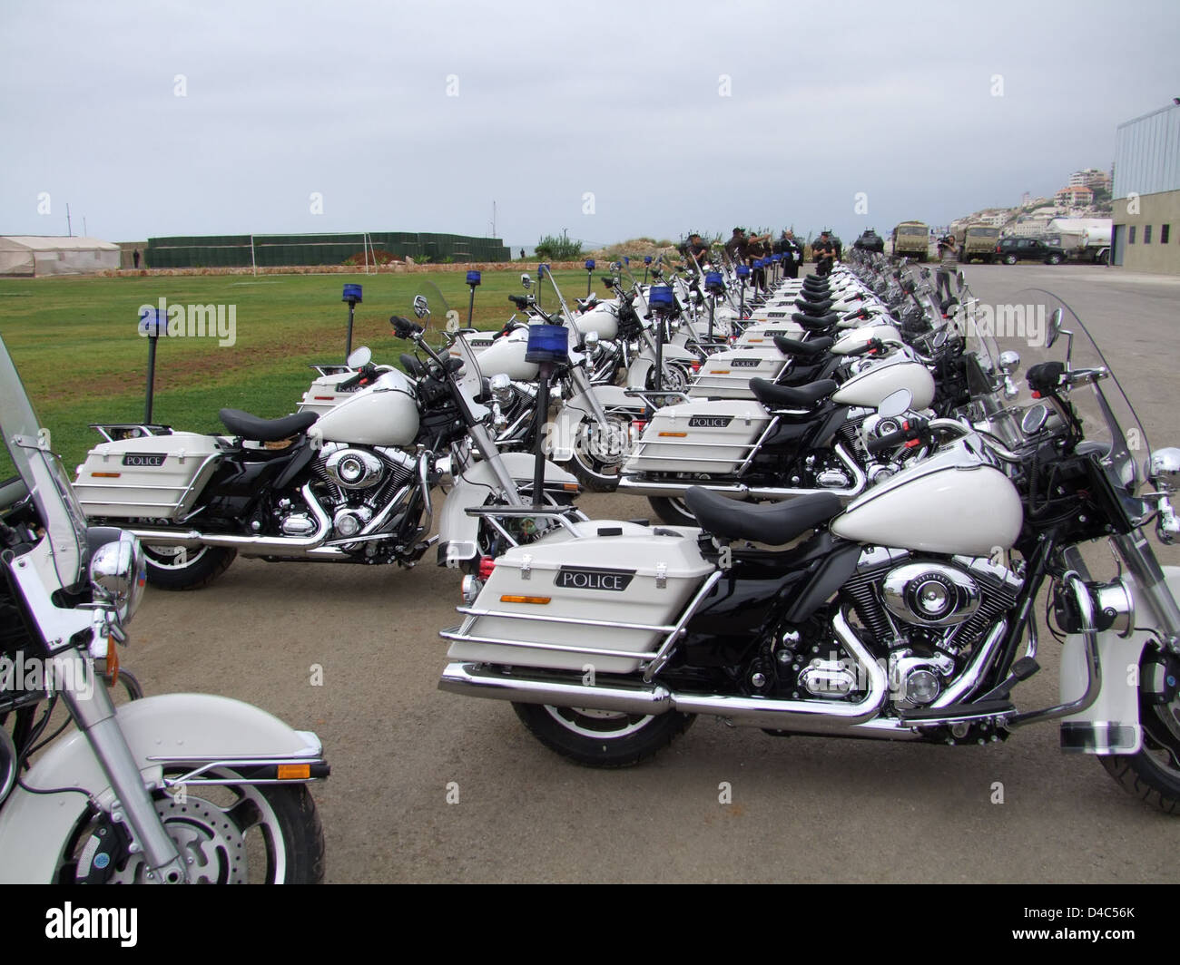 Harley davidson police motorcycles Banque de photographies et d’images ...