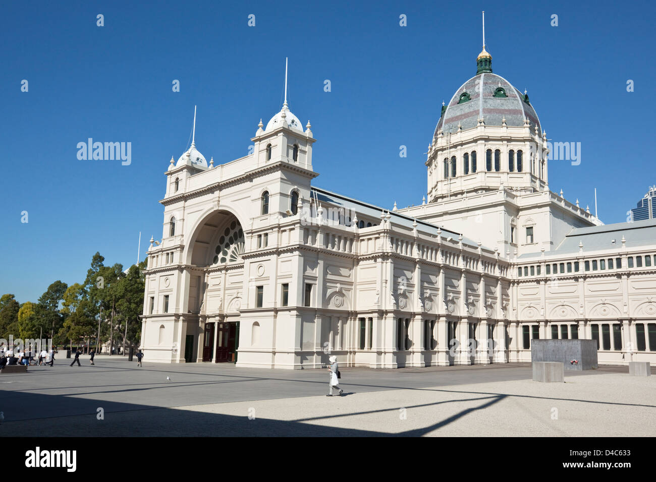 Le Palais royal des expositions. Carlton, Melbourne, Victoria, Australie Banque D'Images