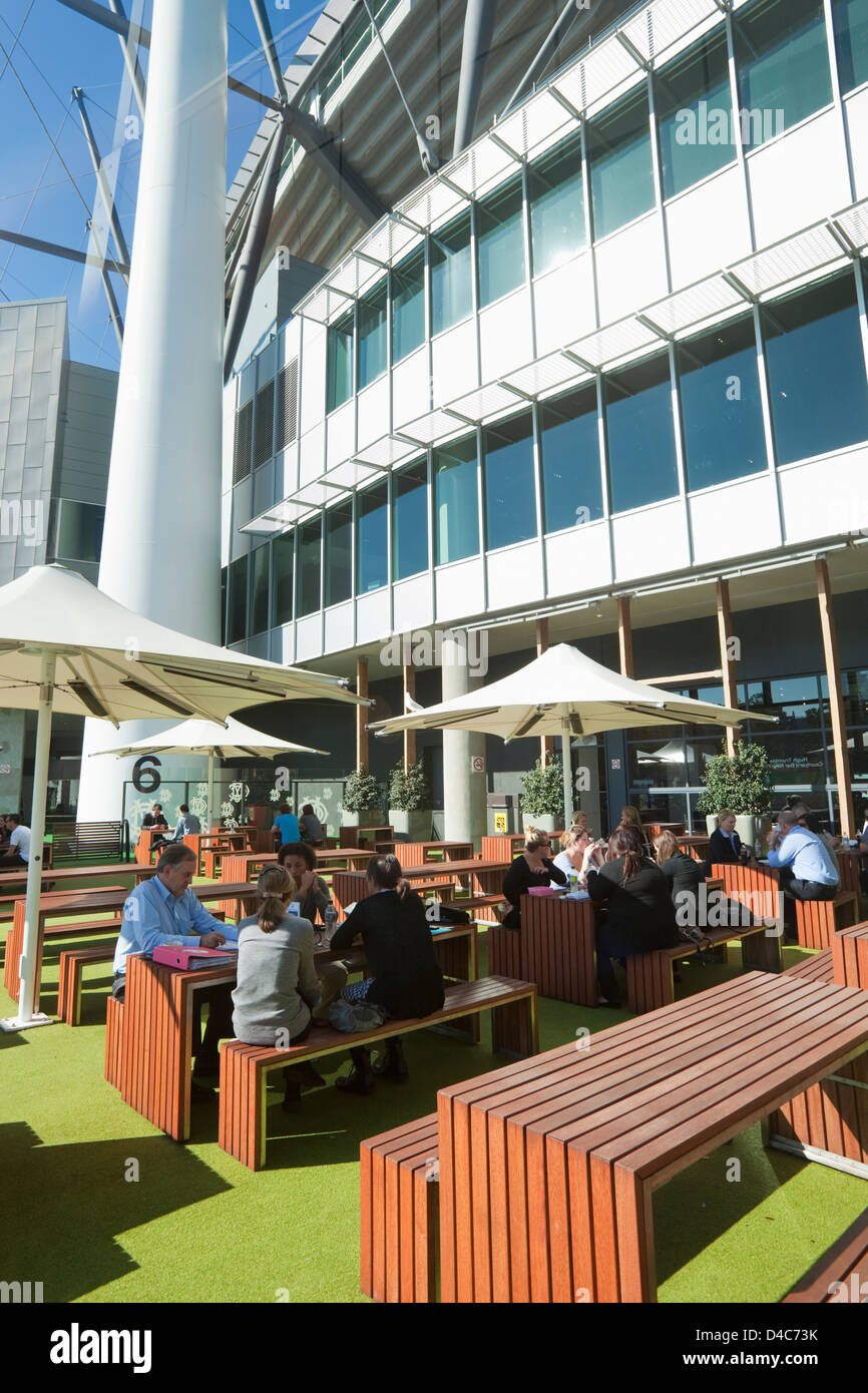 Cafe au Melbourne Cricket Ground. Melbourne, Victoria, Australie Banque D'Images