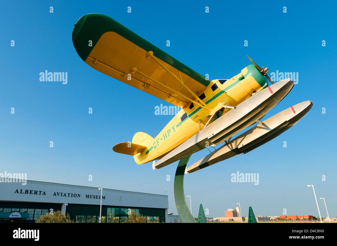 En dehors d'hydravion Musée de l'aviation de l'Alberta, Edmonton, Alberta, Canada Banque D'Images