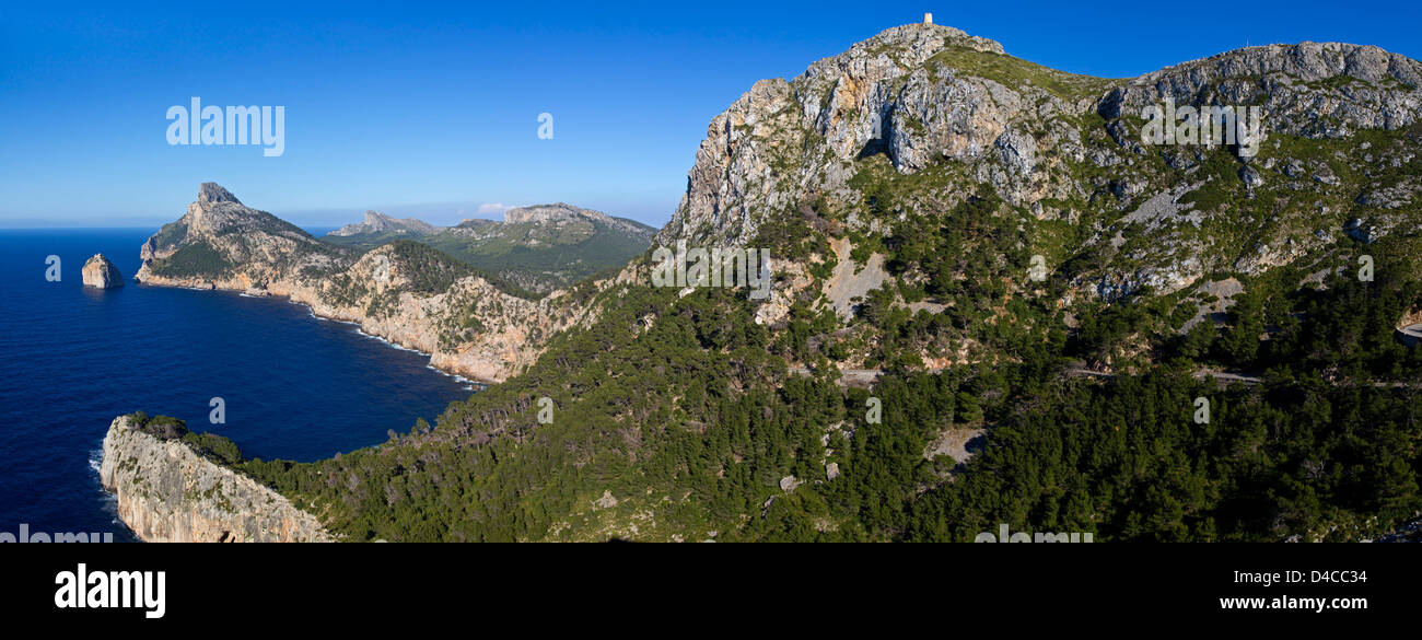 Le Cap Formentor, Majorque, Îles Baléares, Espagne, Europe Banque D'Images