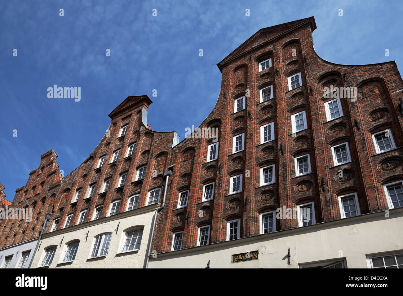 Maison à pignon, Luebeck, Schleswig-Holstein, Allemagne, Europe Banque D'Images
